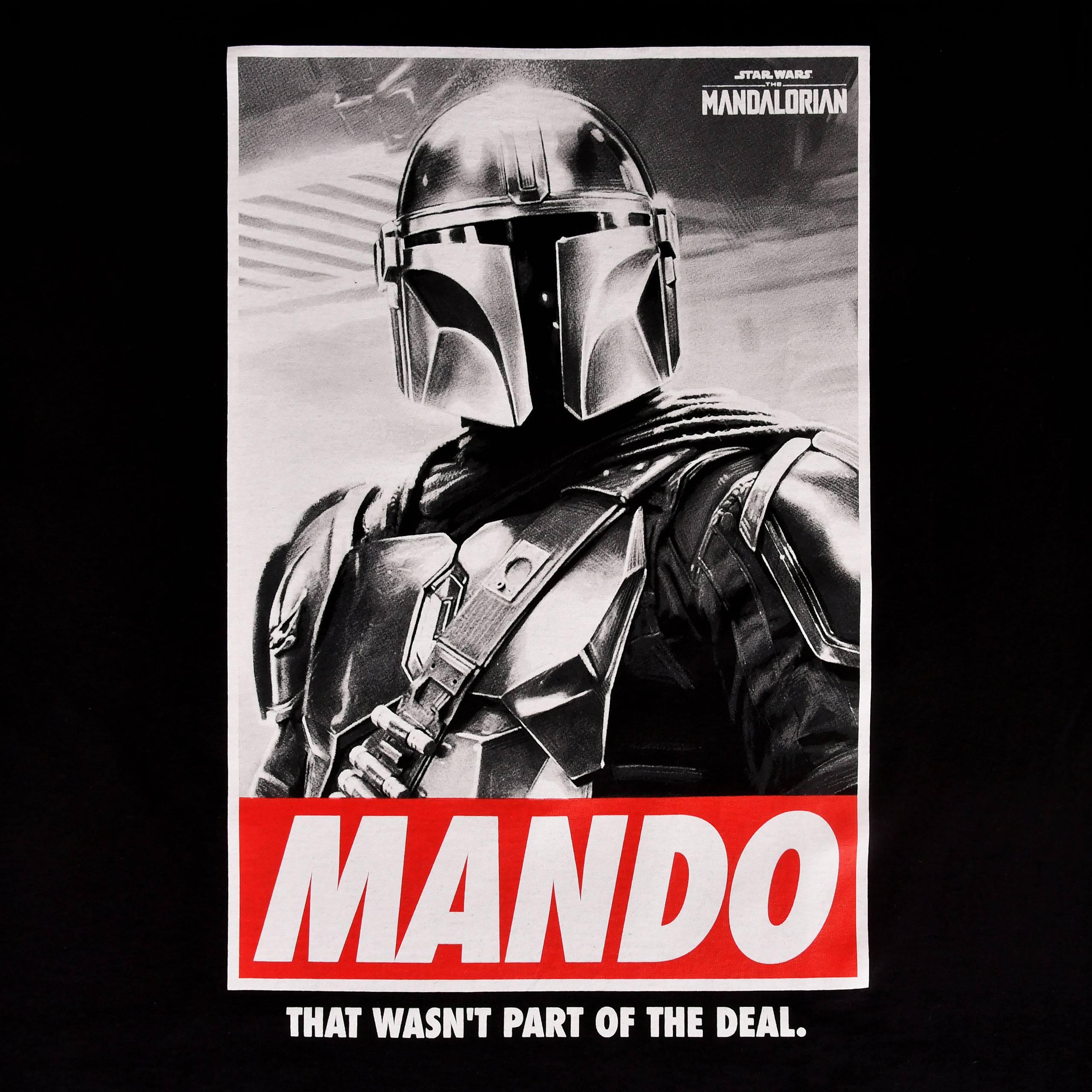 Mando T-Shirt black - Star Wars The Mandalorian