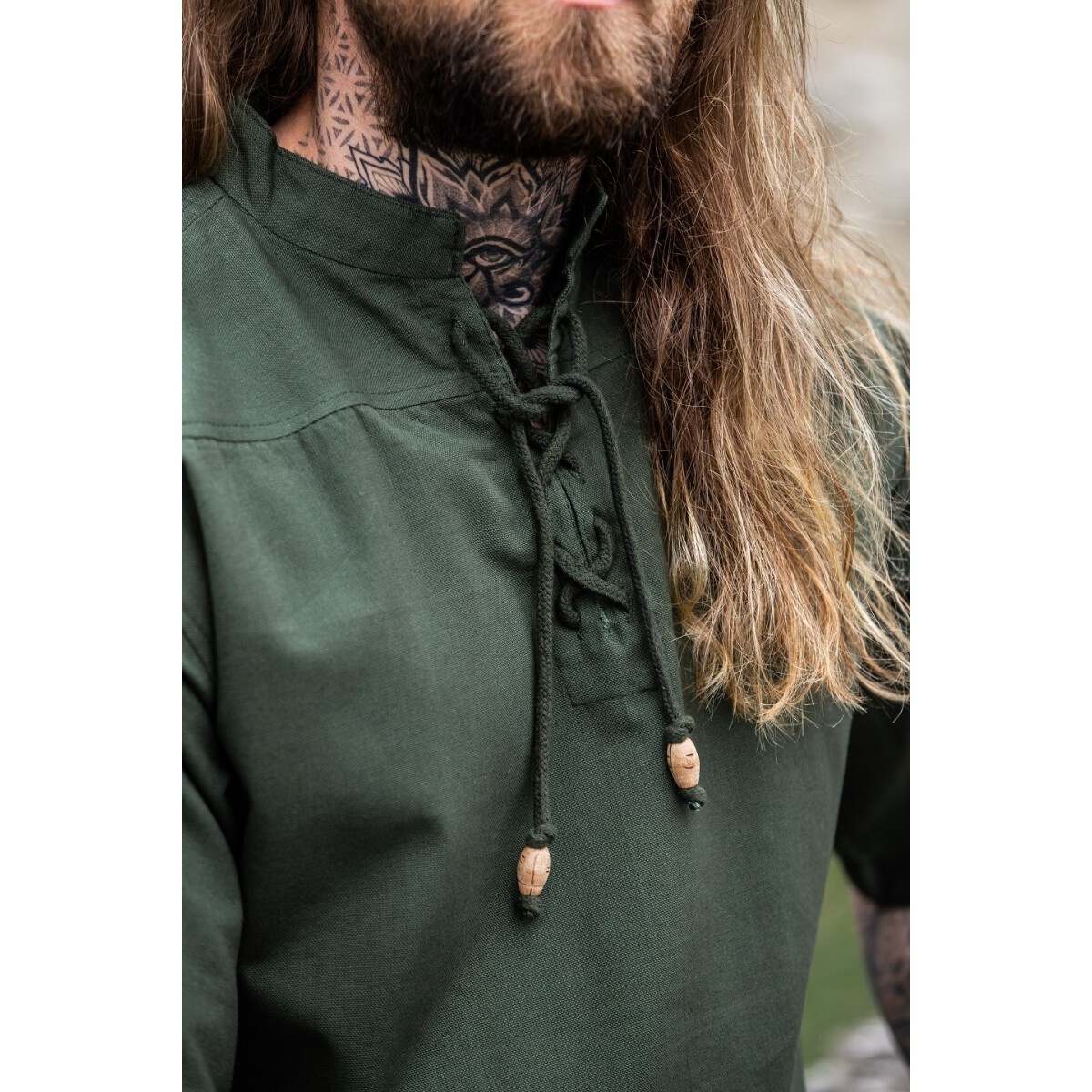 Medieval Shirt Erik Short Sleeve Green