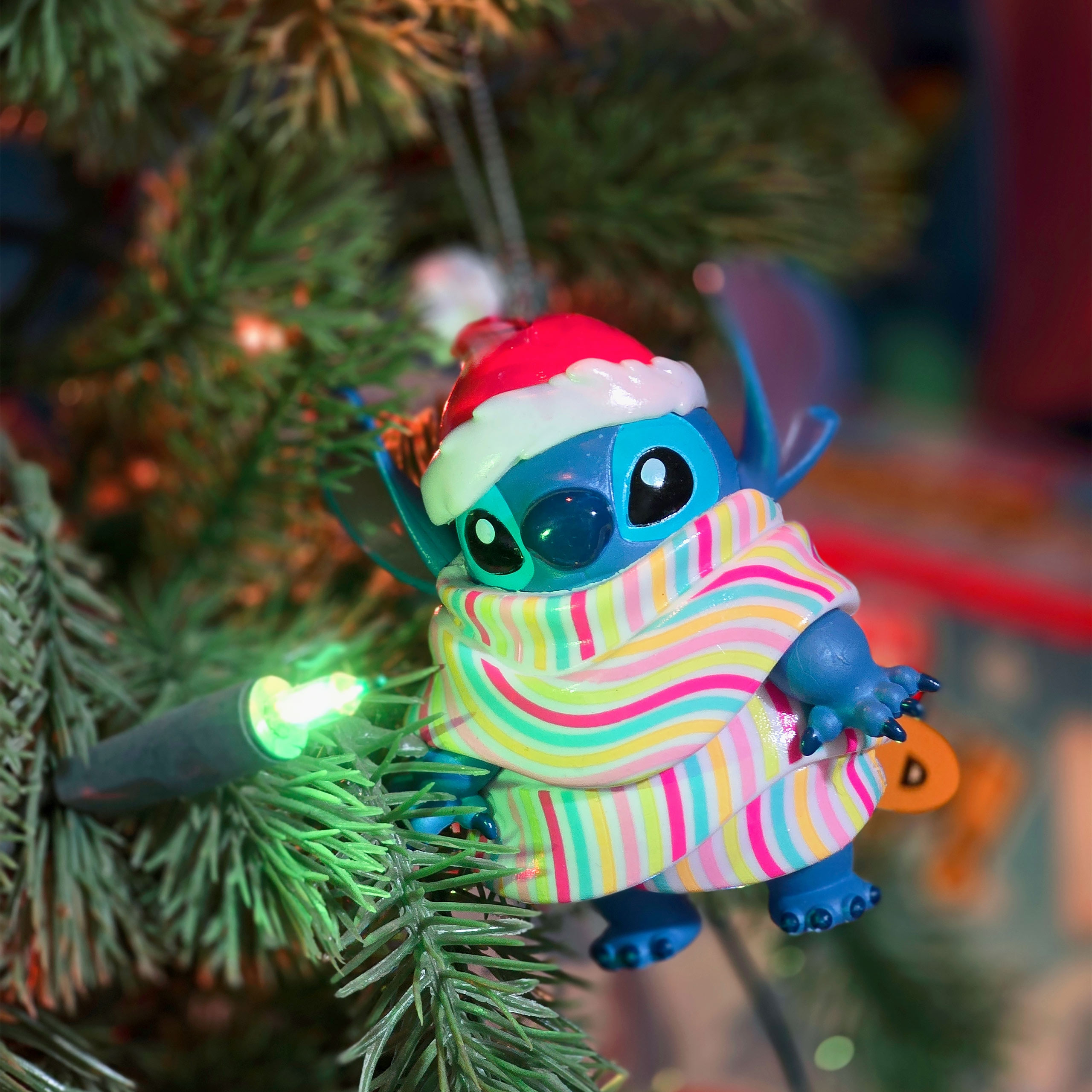 Kerstboomversiering Stitch met sjaal - Lilo & Stitch
