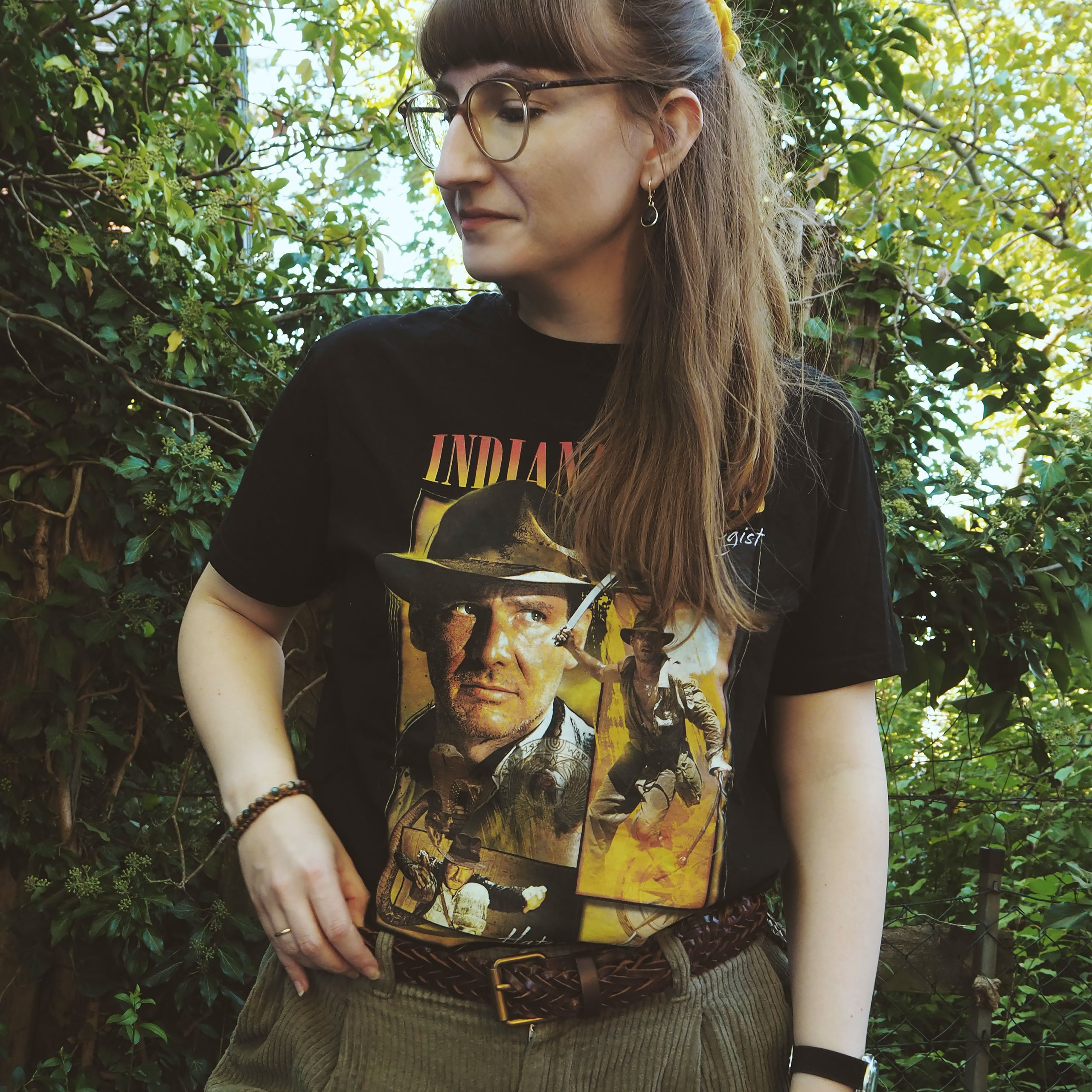 Indiana Jones - Hommage T-Shirt Zwart