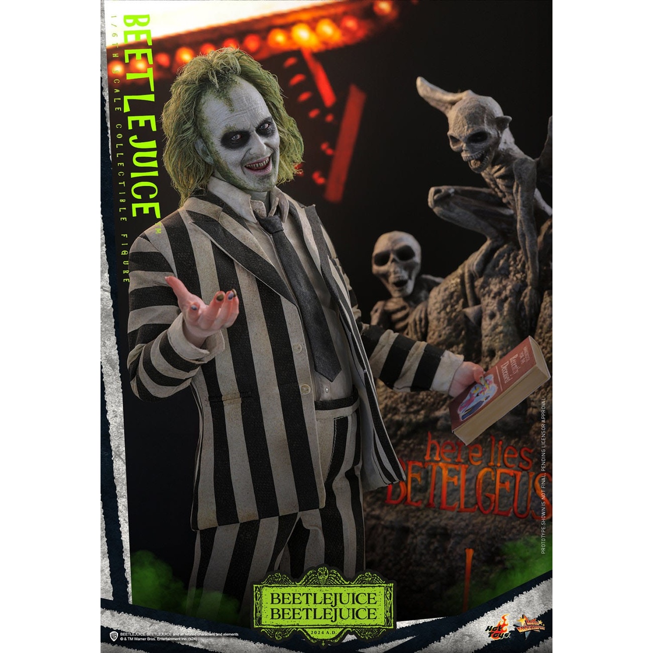Beetlejuice action figure Masterpiece 1:6 - Beetlejuice