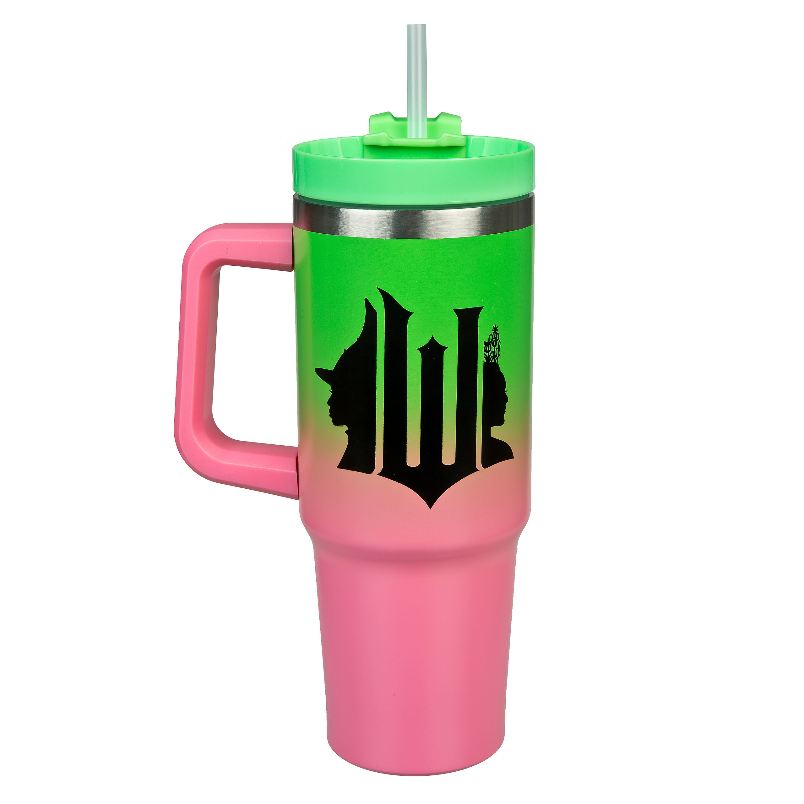 Wicked - Logo To Go Becher mit Strohhalm