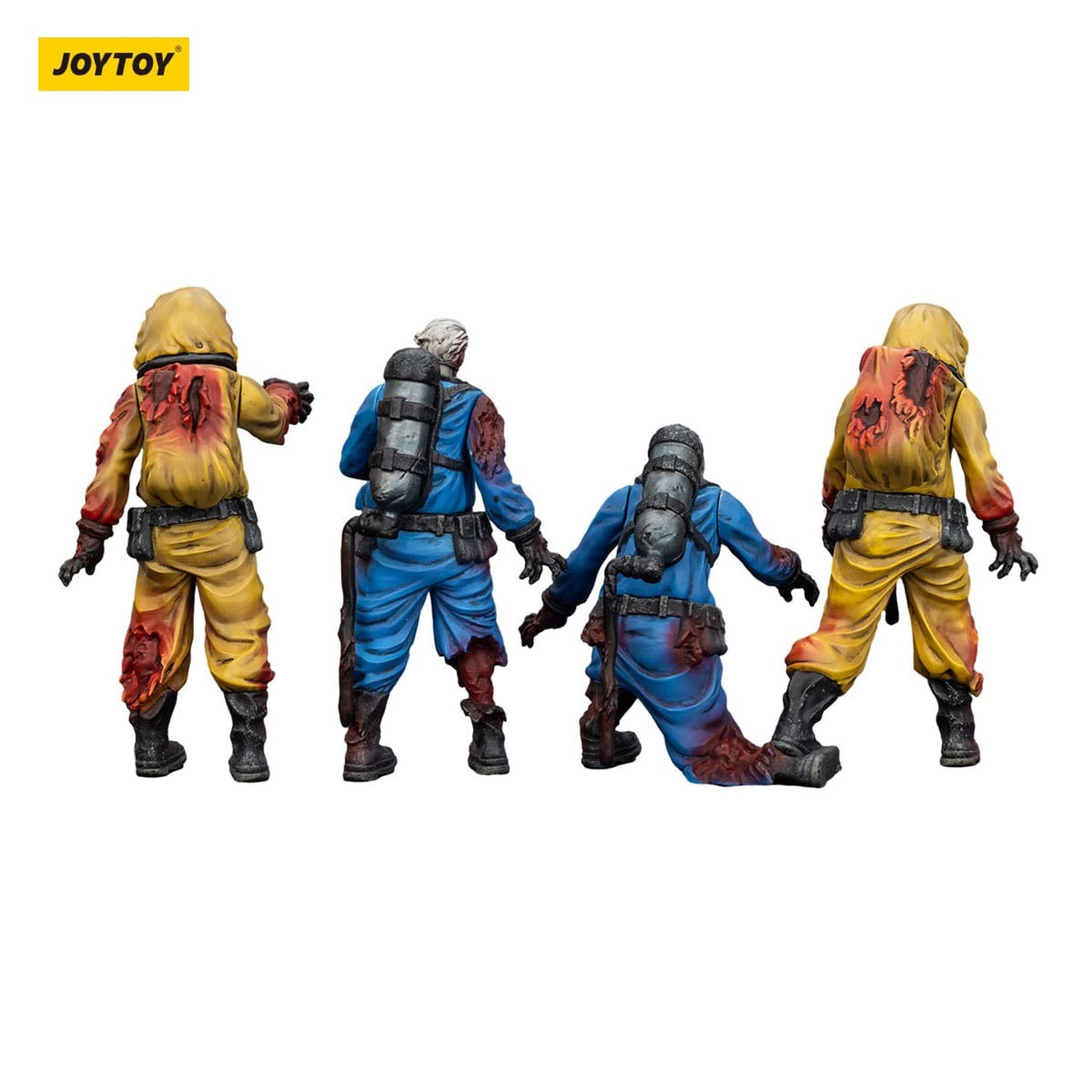 Zombie Dark Source Actionfigurer 4-pack Biochemical Lab Team 8 cm