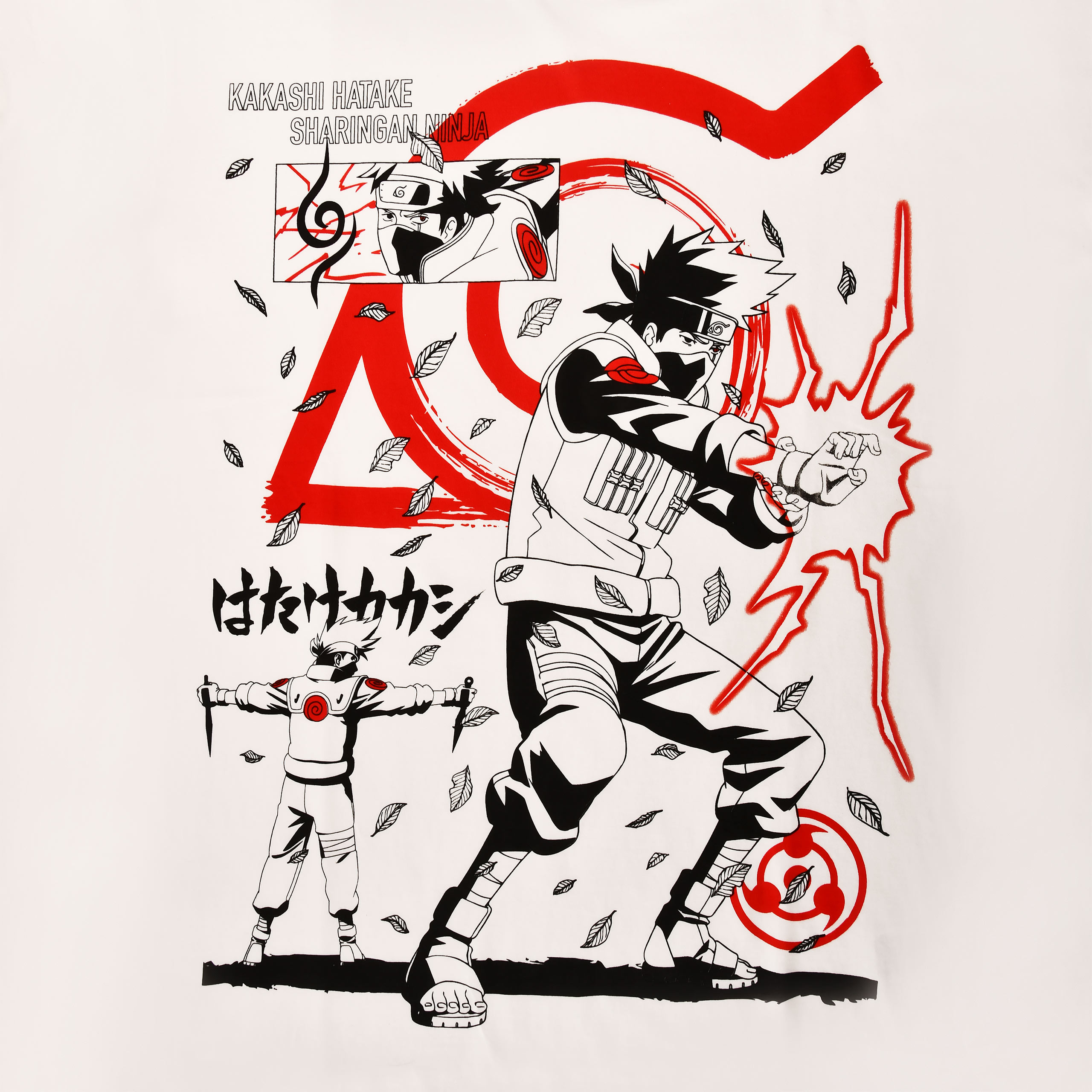 Naruto Shippuden - Kakashi Hatake T-shirt oversize blanc