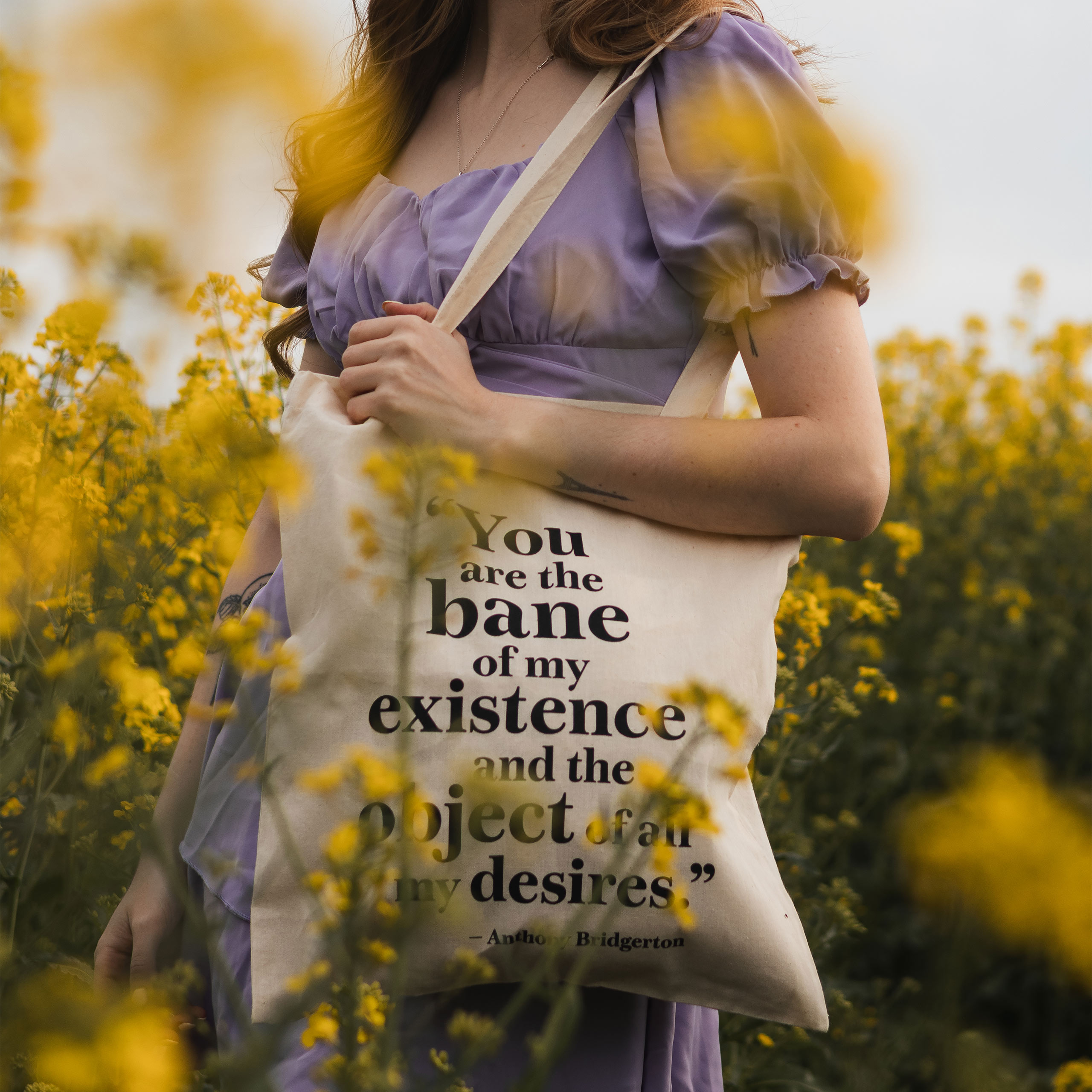 Tote bag Bane of my Existence pour les fans de Bridgerton