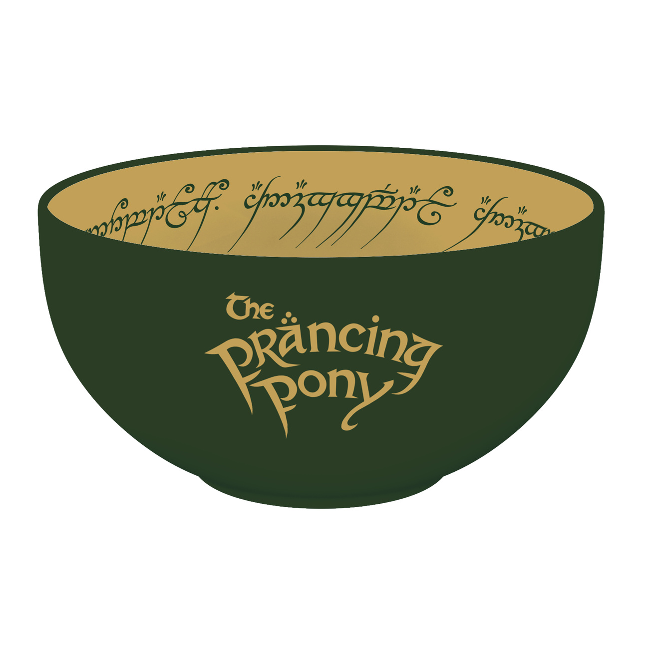 Der Herr der Ringe - Zum Tänzelnden Pony Müslischale grün