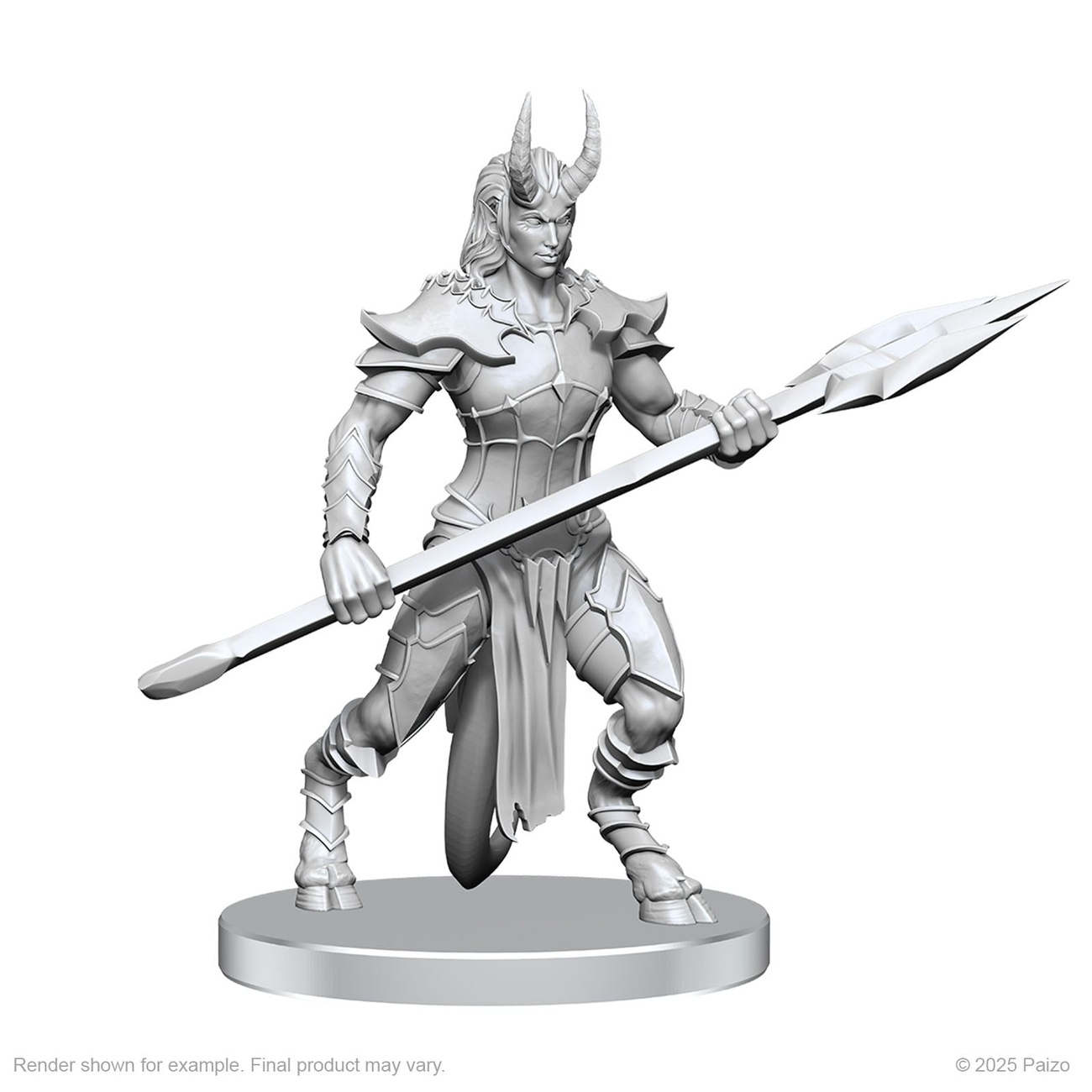 Pathfinder Deep Cuts Unpainted Miniatures Vordine (Infantry Devil) & Pitborn Rogue