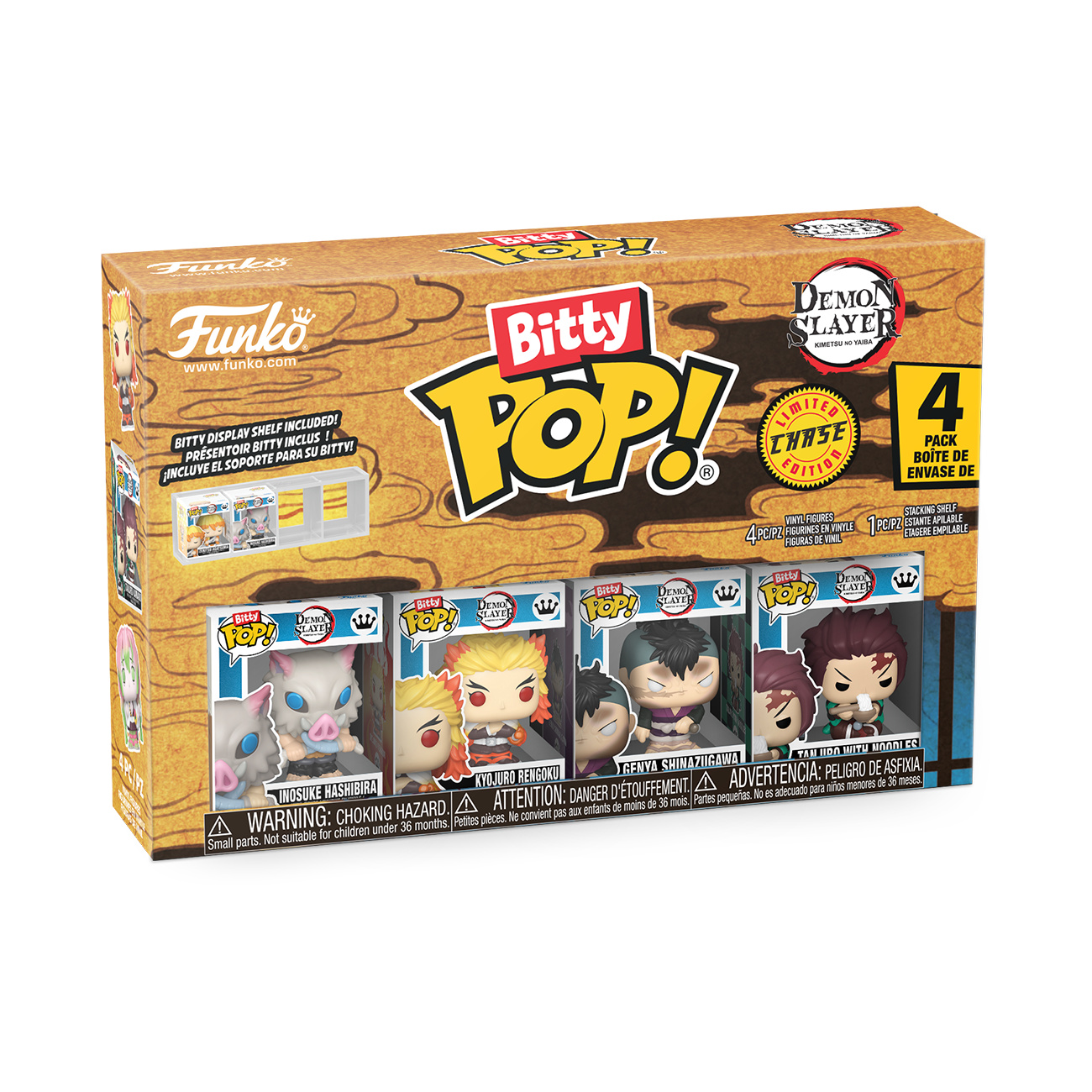 Demon Slayer - Zestaw 4 figurek Funko Bitty Pop Seria 3