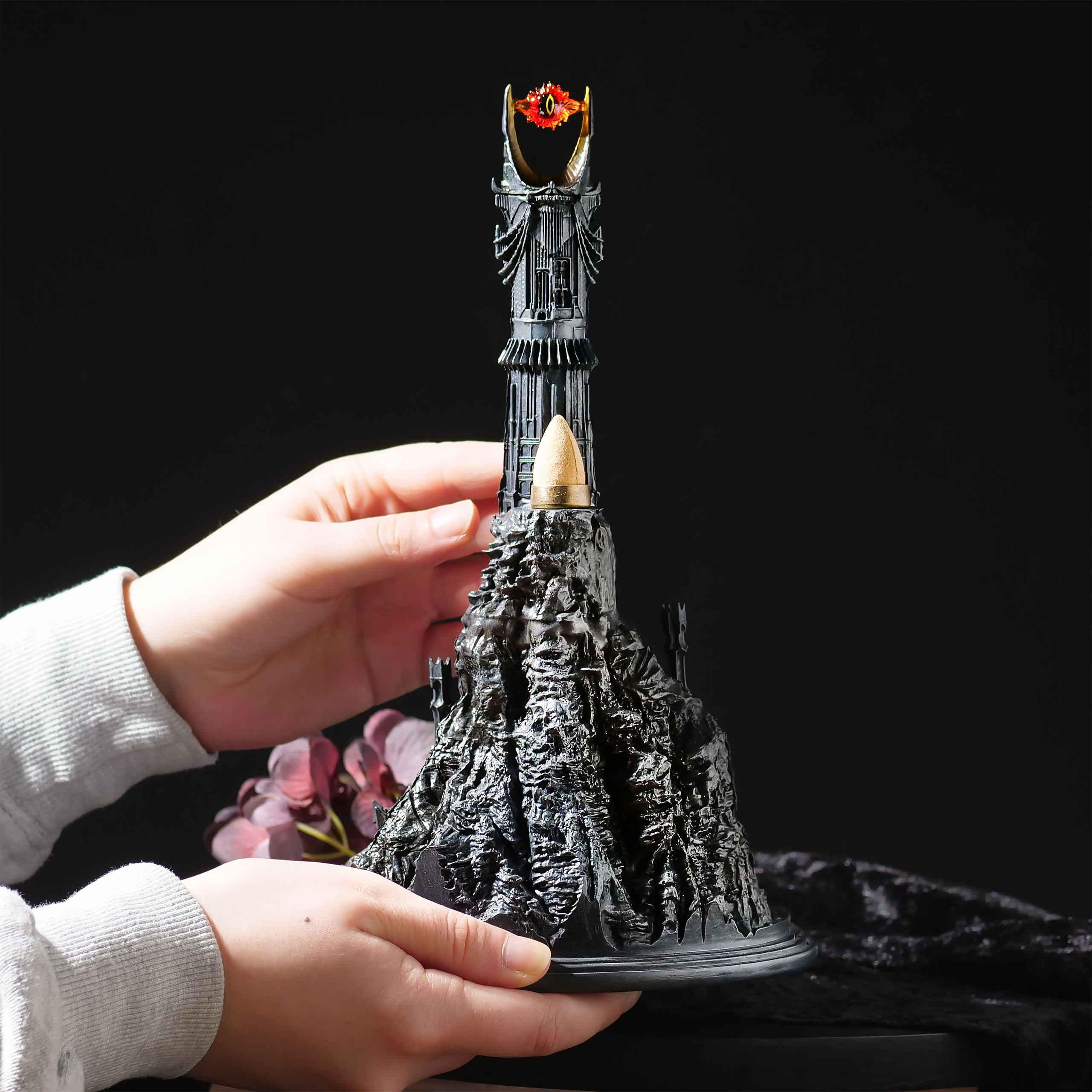 Barad-dûr Terugstroom Wierookwaterval Miniatuur Replica - Heer der Ringen