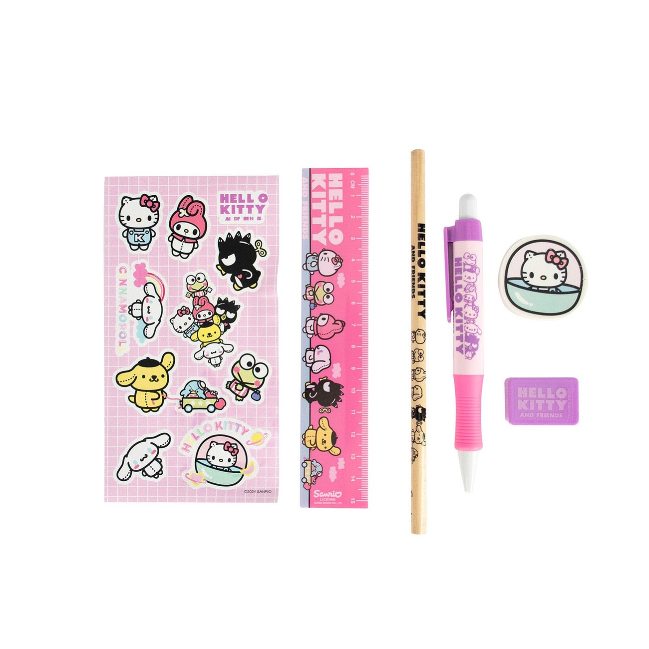 Sanrio Set di scrittura 6 pezzi Hello Kitty