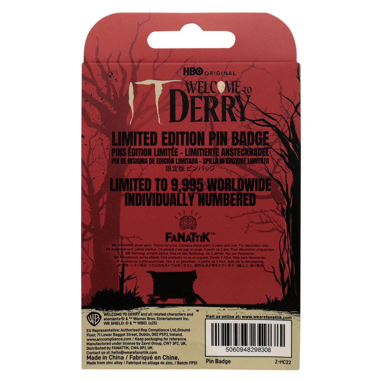 IT Pin Badge: Welcome to Derry DAFB Limited Edition