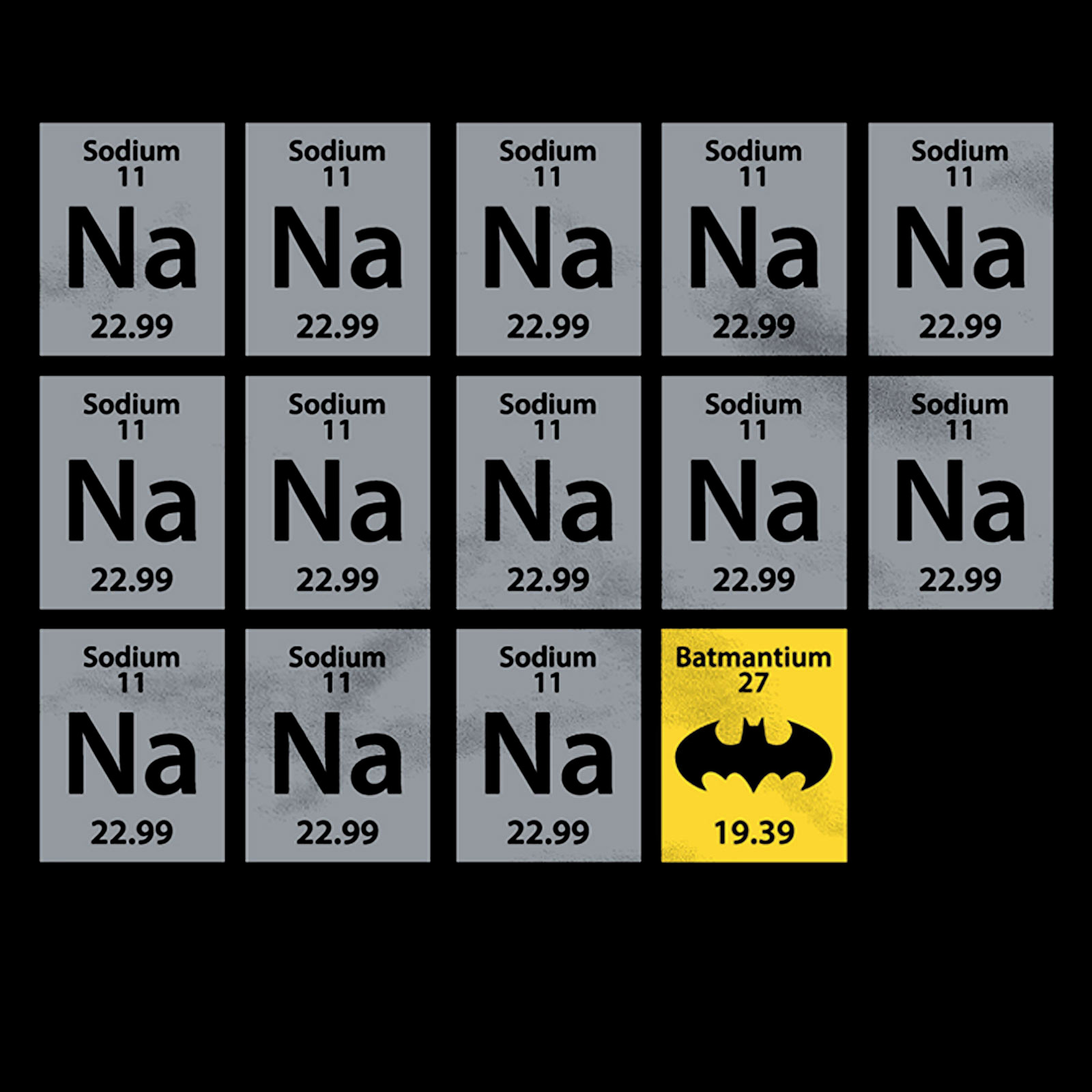 Batman - Chemistry T-Shirt schwarz