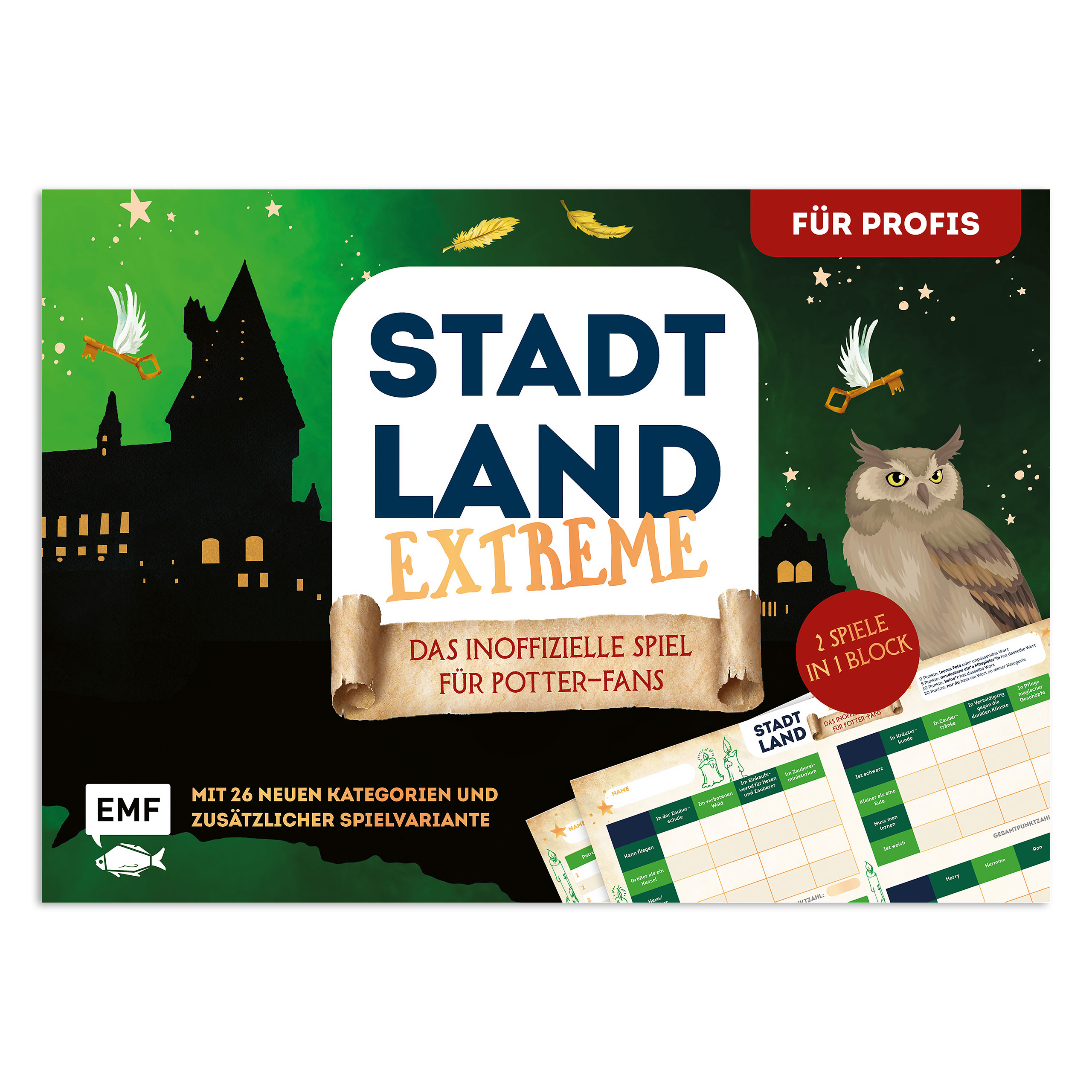 Stadt Land - Extreme - Das inoffizielle Spiel für Potterheads