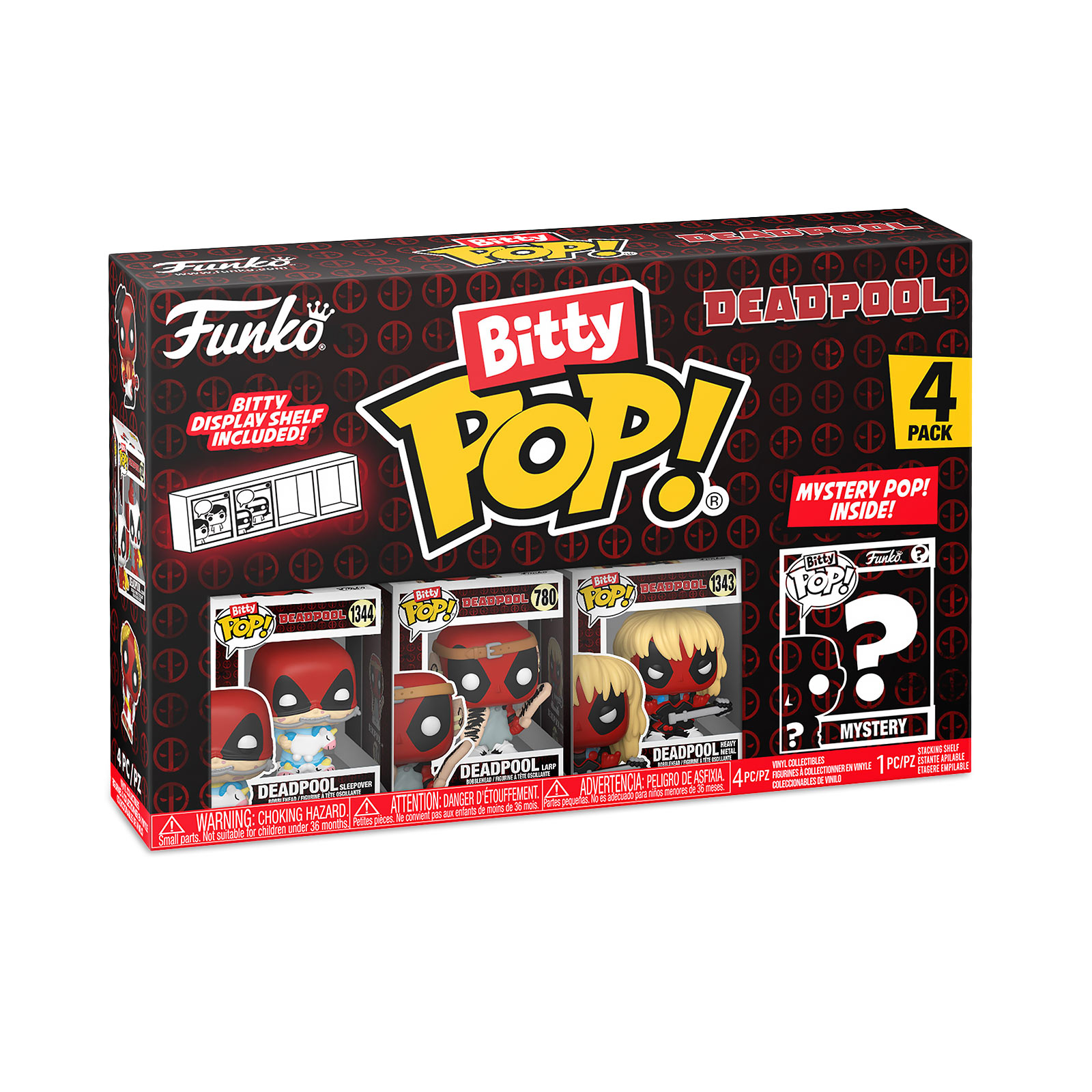 Deadpool - Funko Bitty Pop 4er Figuren Set Serie 4