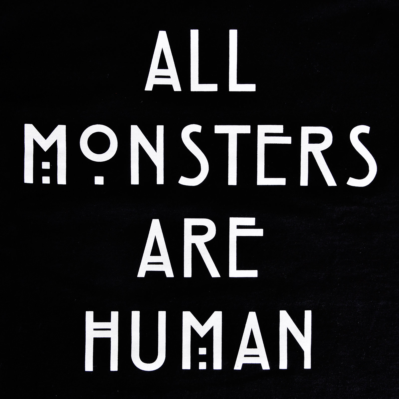 American Horror Story - All Monsters Are Human T-Shirt Damen Loose Fit schwarz