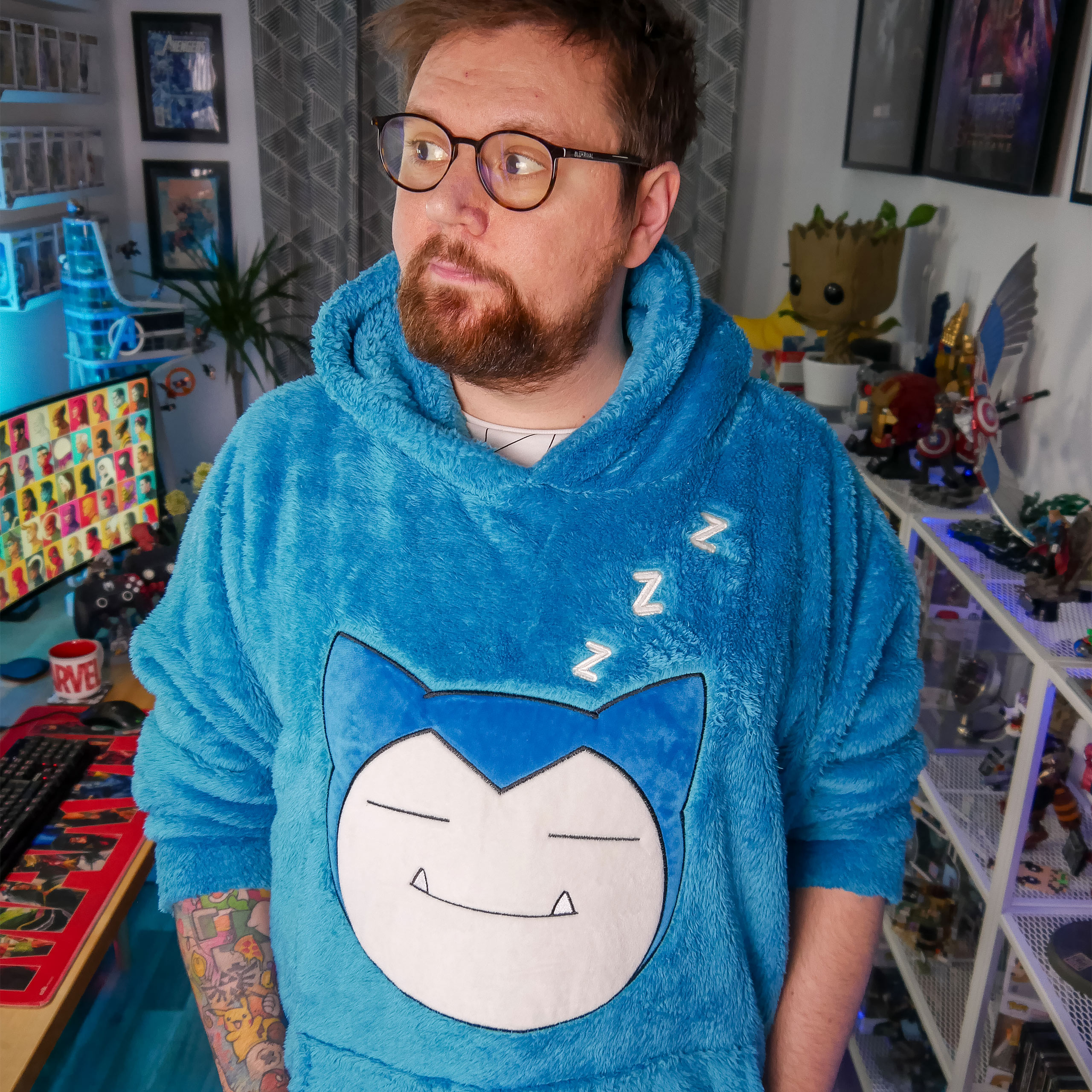 Pokemon - Maglione da coccola sovradimensionato Snorlax