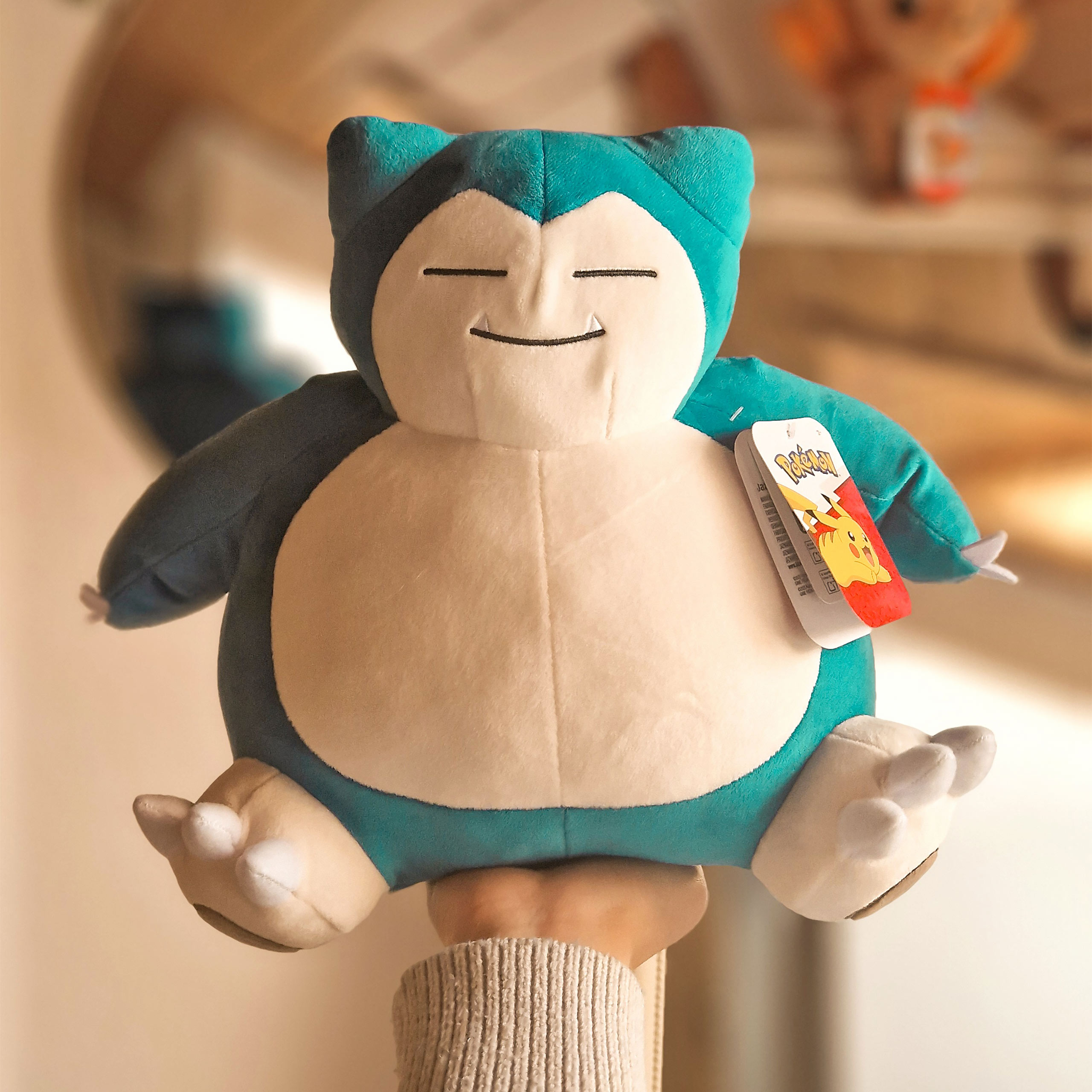 Pokémon - Snorlax zittende pluche knuffel
