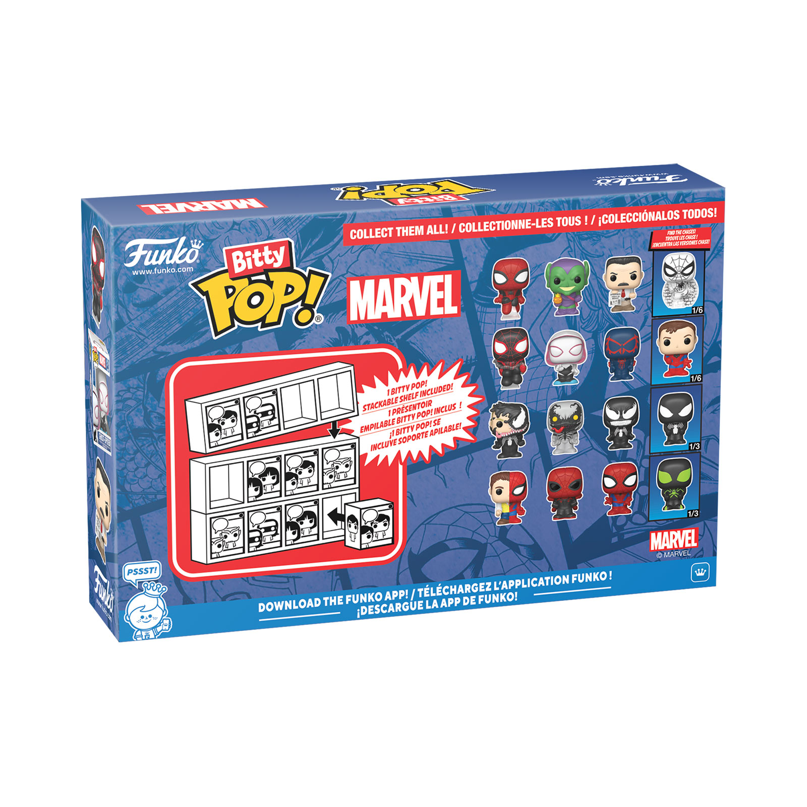 Marvel - Spider-Man Funko Bitty Pop 4-Pack Figuren Set Serie 1
