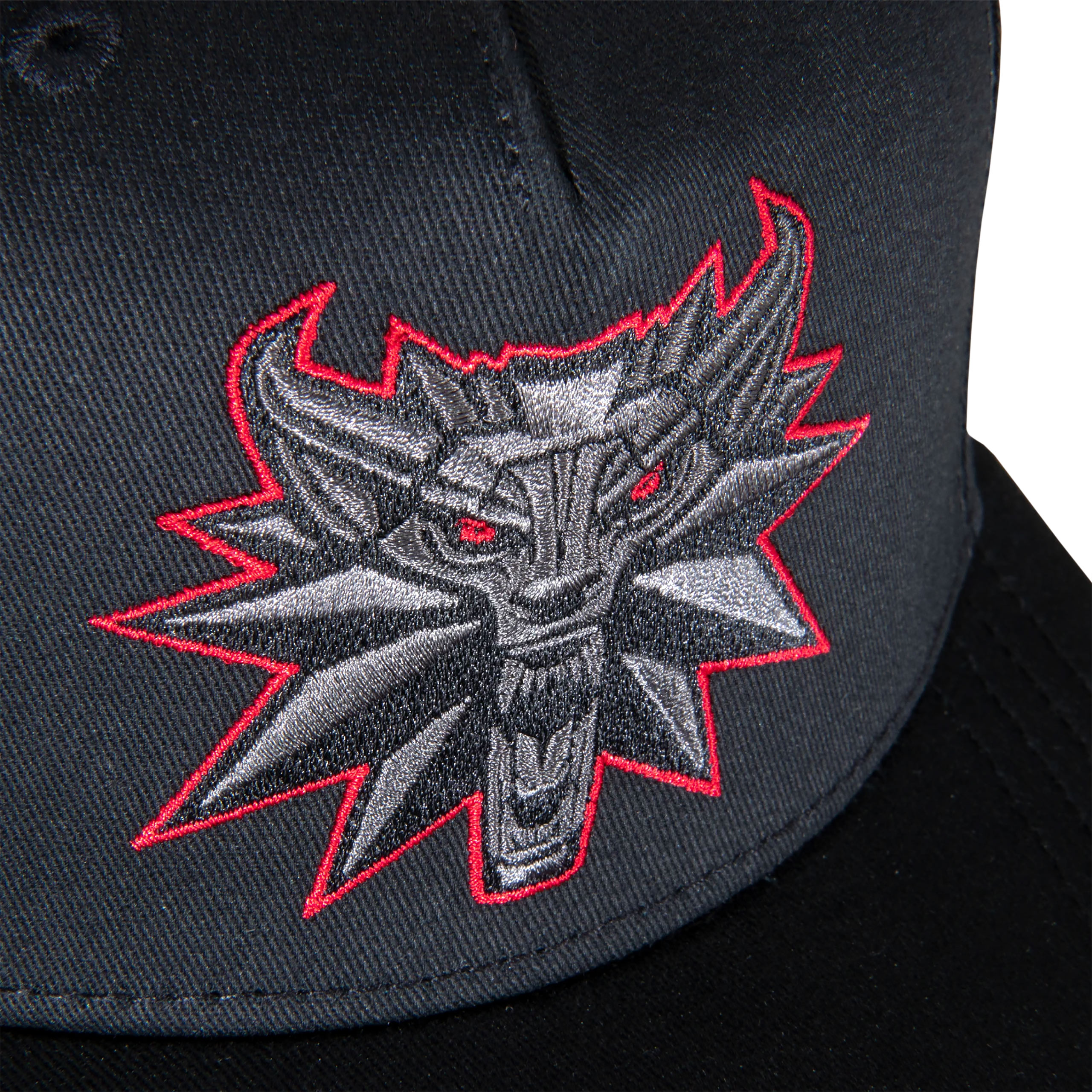 Witcher - Zwart Wolf Medaillon Snapback Cap