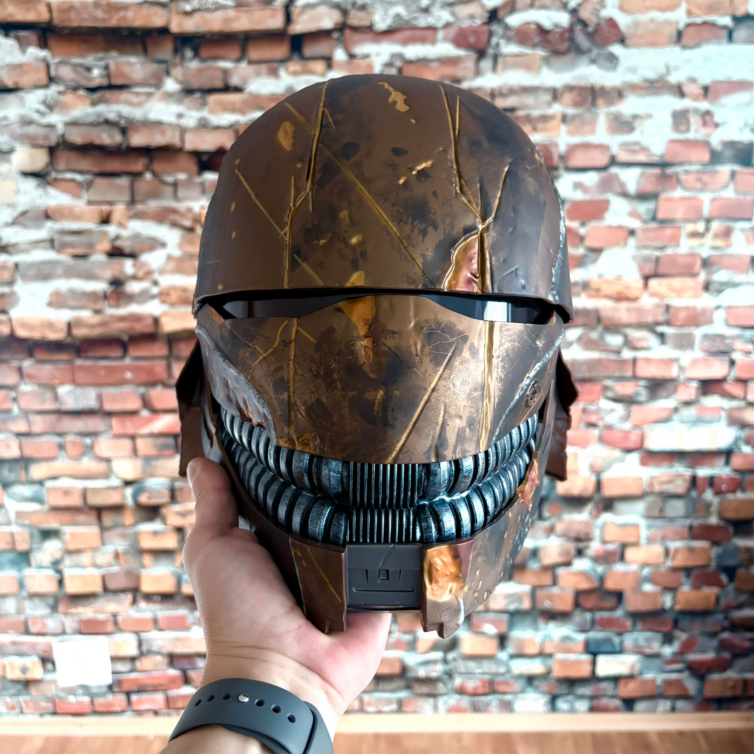 Star Wars The Acolyte - Qimir The Stranger Replica Casco Black Series