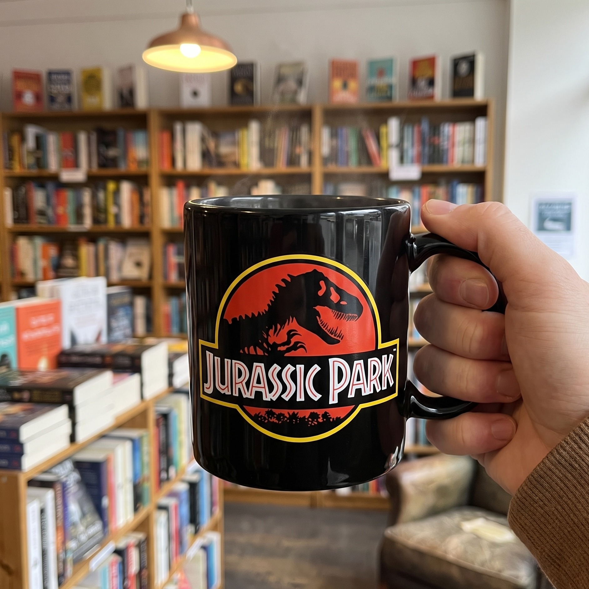 Jurassic Park - Logo Mok Zwart