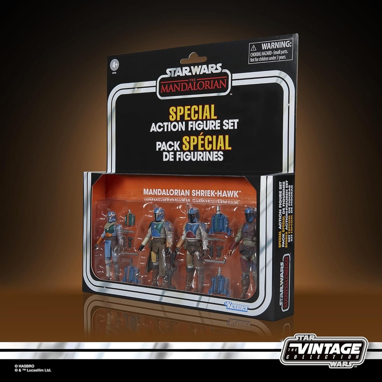 Star Wars The Mandalorian Vintage Collection Action Figure 4-Pack Mandalorian Shriek-Hawk 10 cm