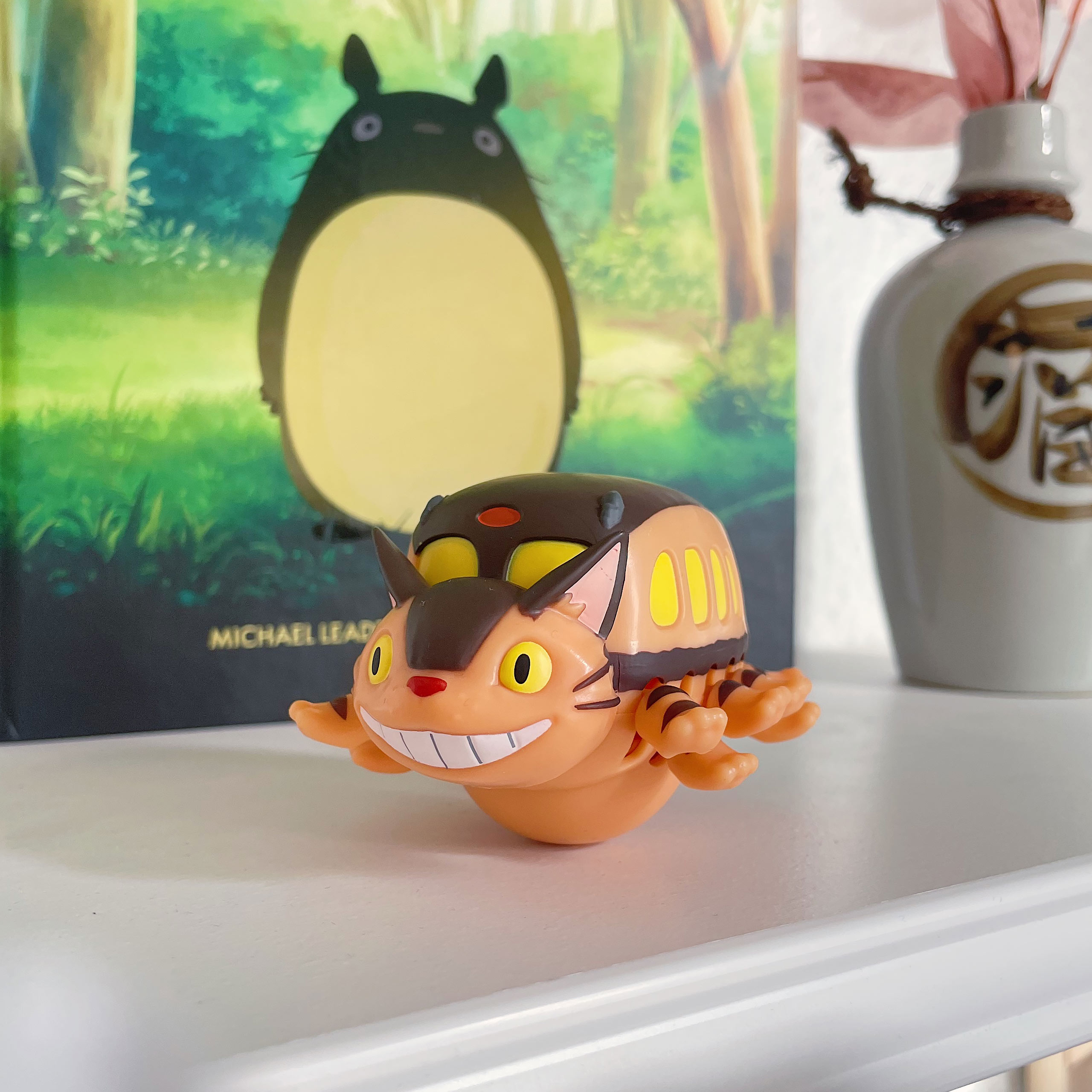 Totoro - Katzenbus Stehaufmännchen Figur