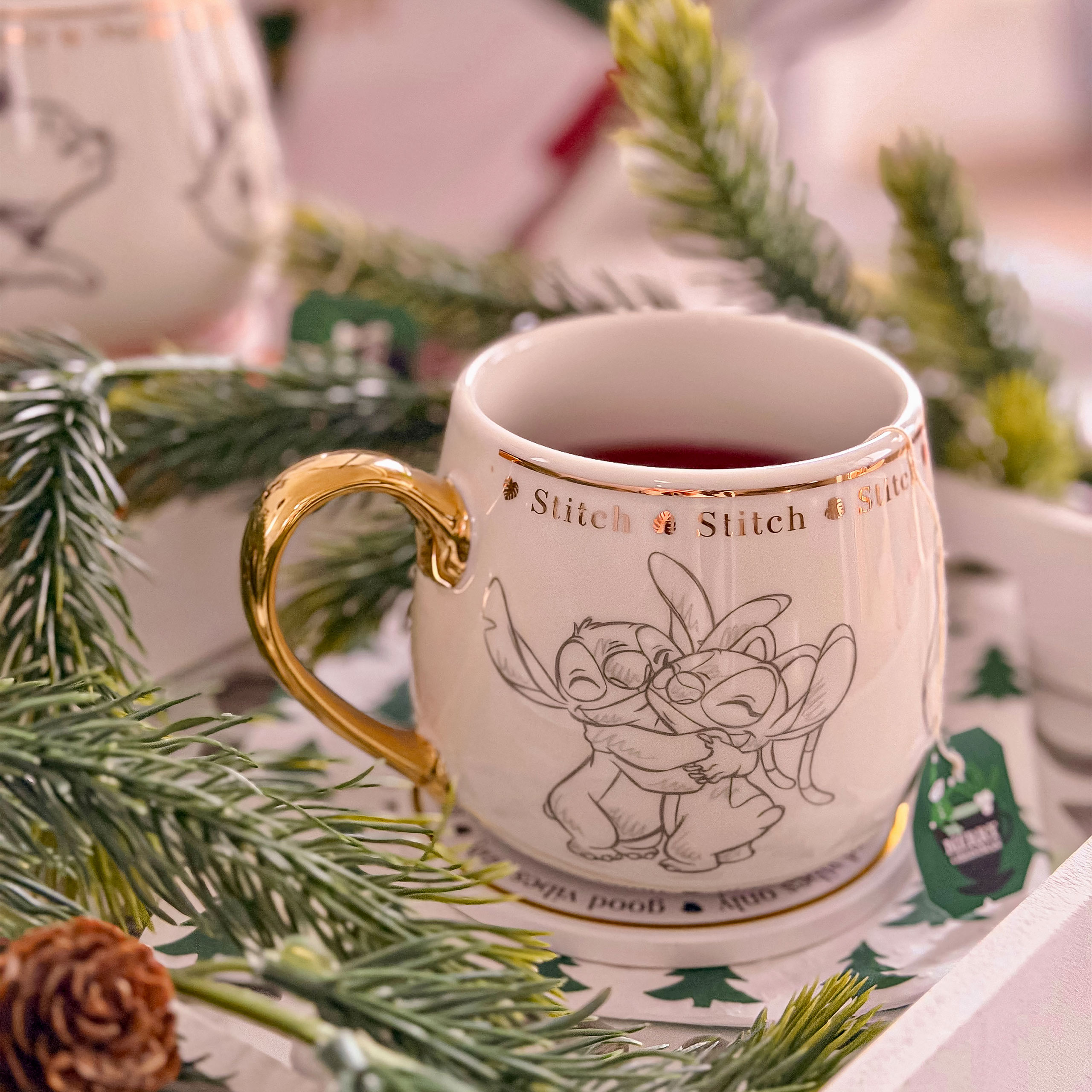 Stitch Taza Premium de Coleccionista - Lilo & Stitch