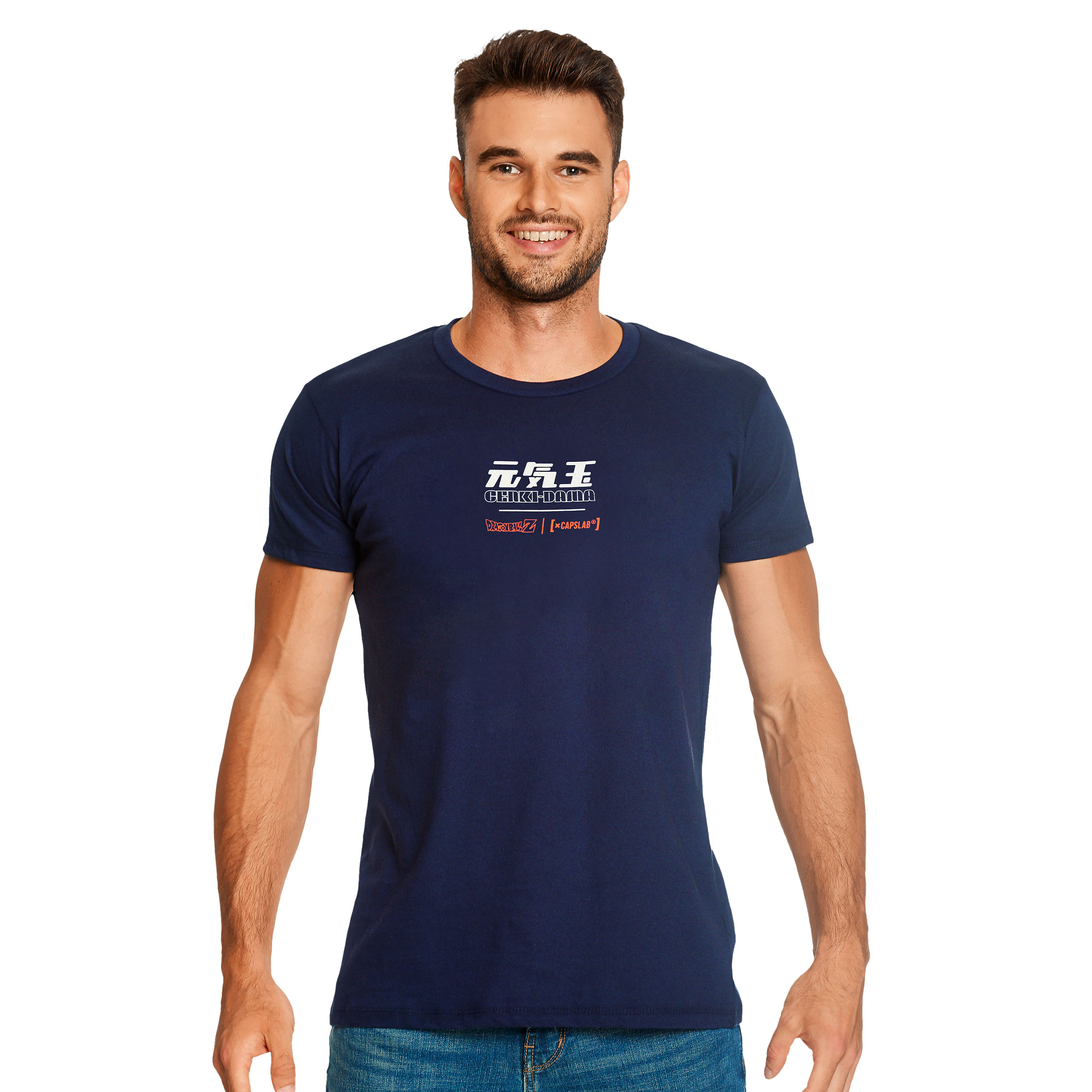 Dragon Ball Super - T-shirt Genki Dama bleu