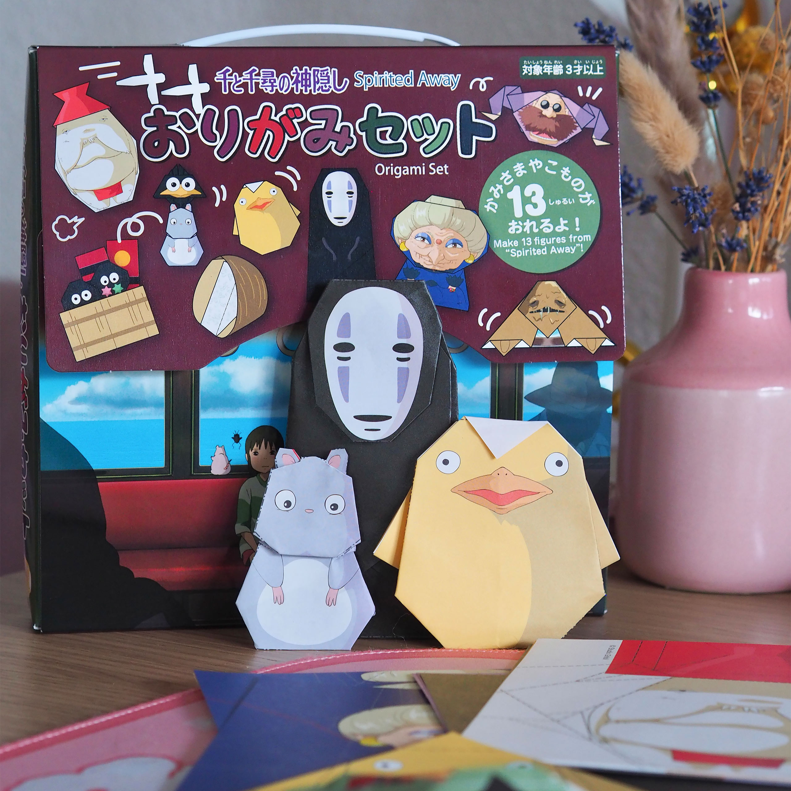 Spirited Away - No-Face and Chihiro Origami Set