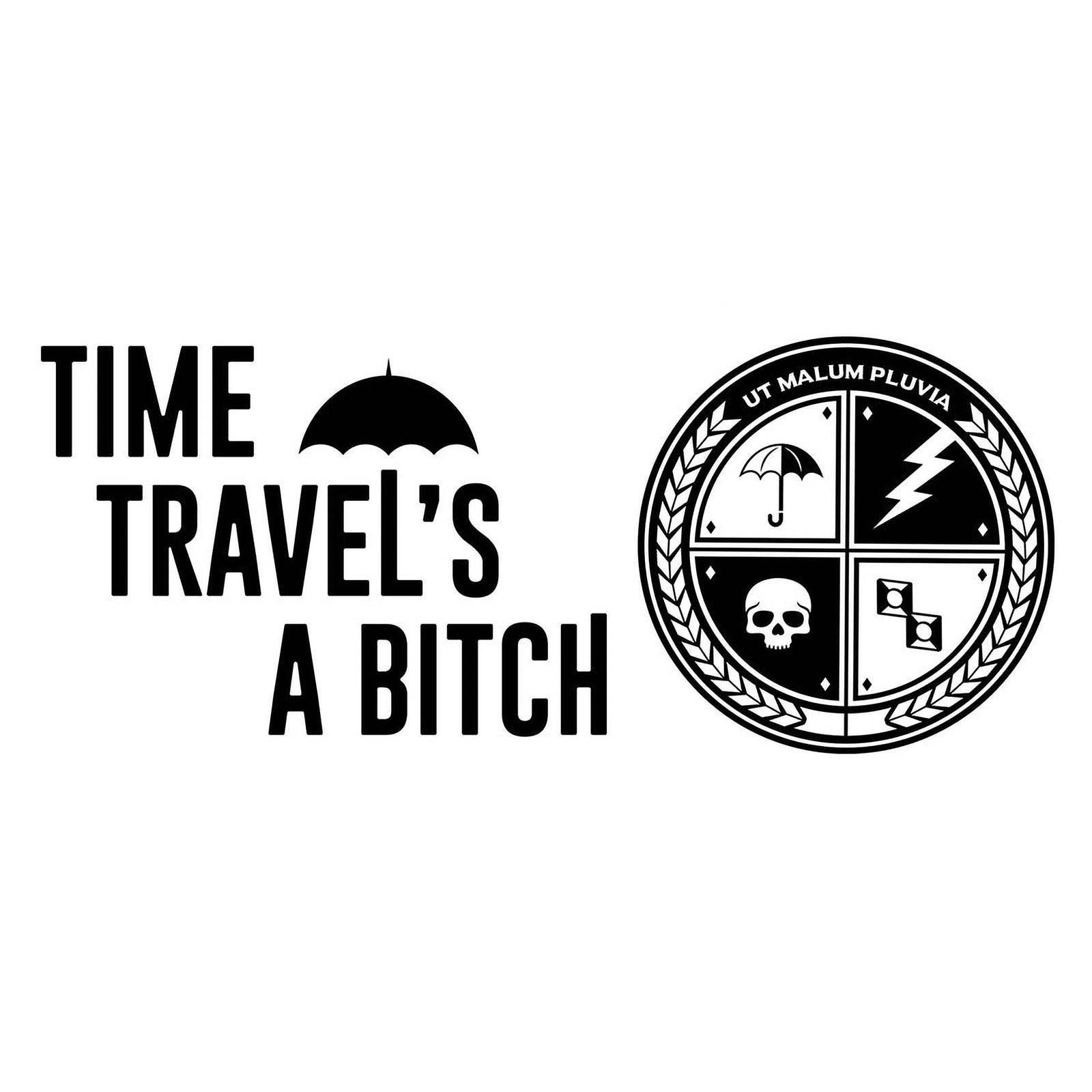 Tasse 'Time Travel's a Bitch' pour les fans de The Umbrella Academy
