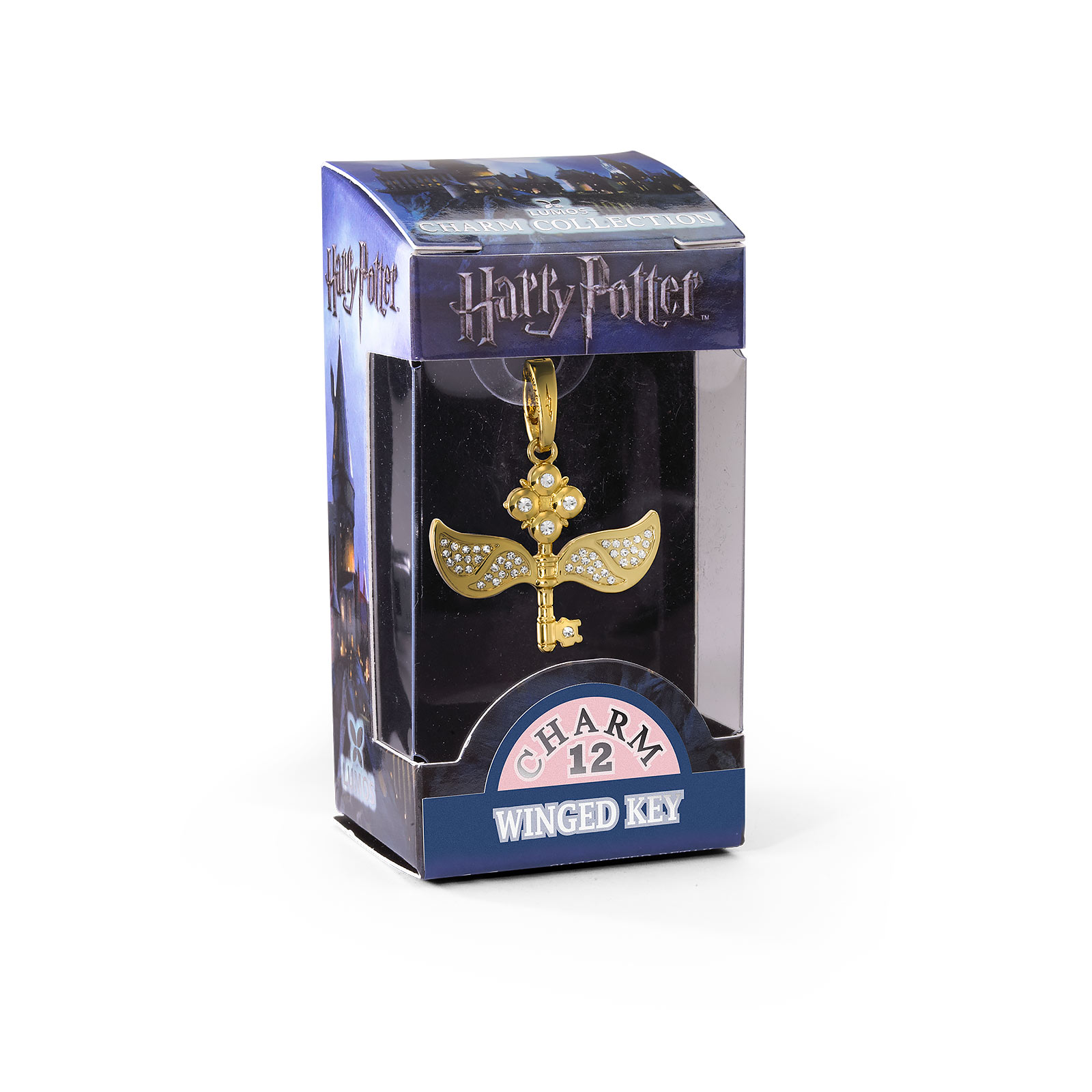 Harry Potter - Winged Key Lumos Charm Pendant