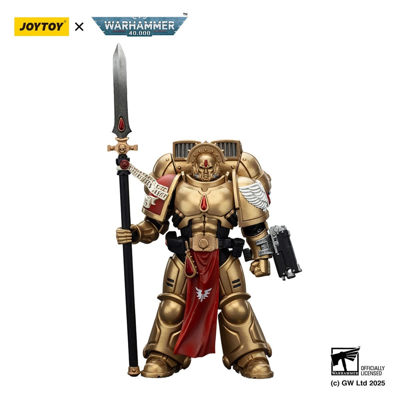 Warhammer 40,000: Combat Patrol Blood Angels Figura de acción Sanguinary Guard 2 con Angelus Boltgun y Encarmine Spear 20 cm