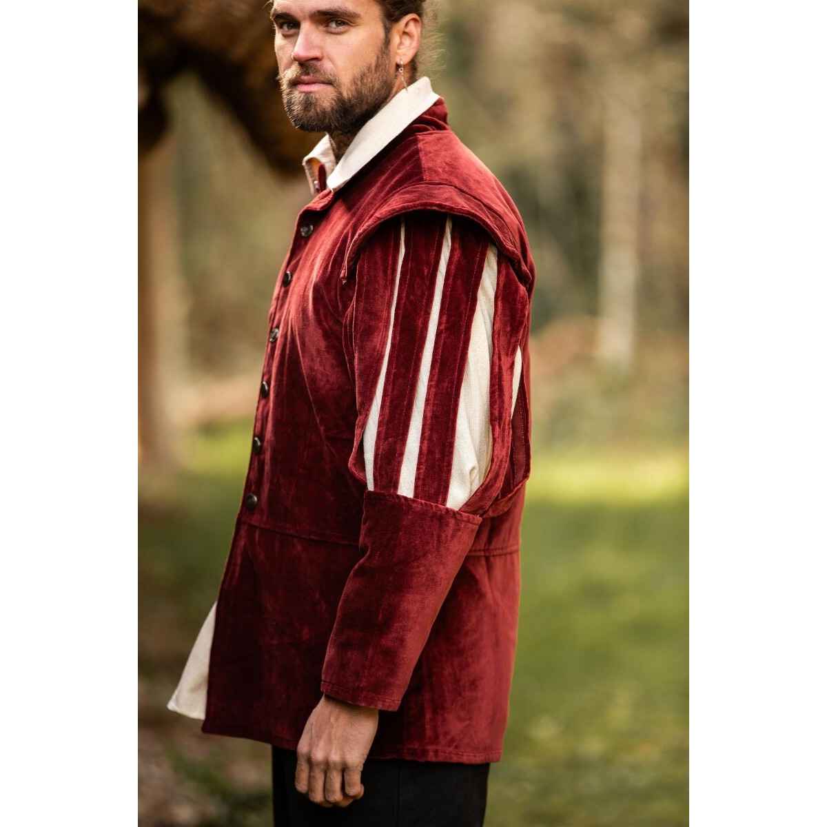 Medieval Landsknecht Doublet Brandolf red