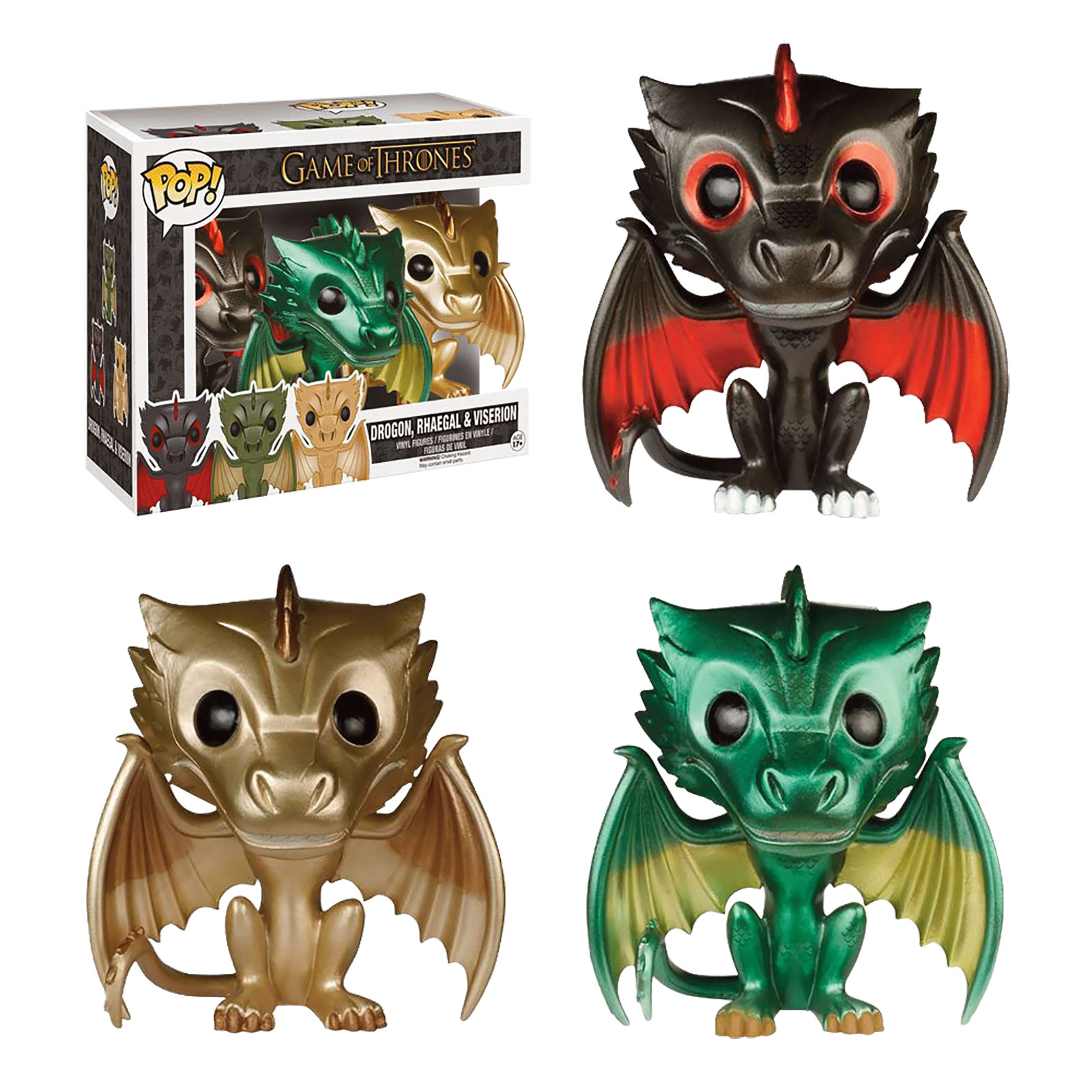 Game of Thrones - Mini Figurines de Dragons