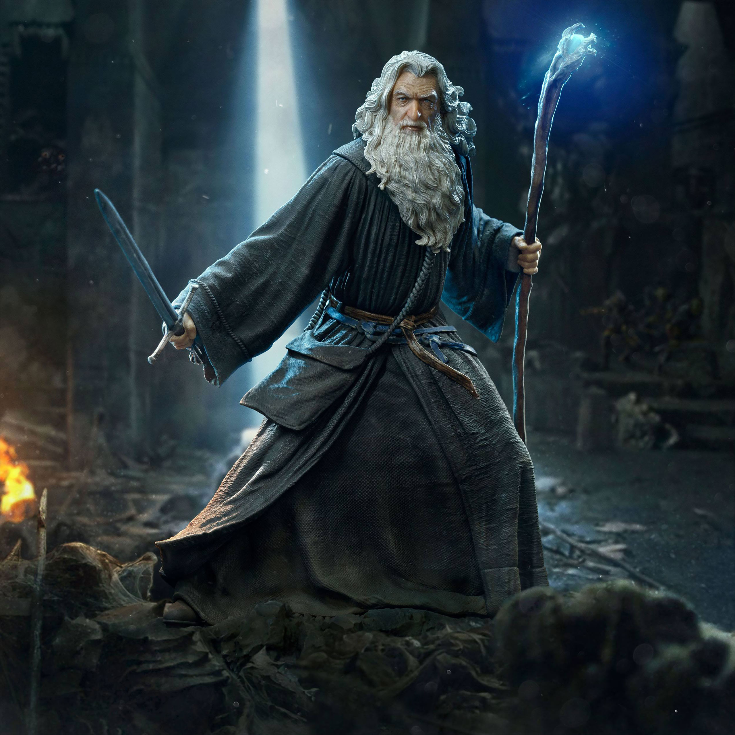 Seigneur des Anneaux - Gandalf BDS Art Scale Deluxe Statue 1:10