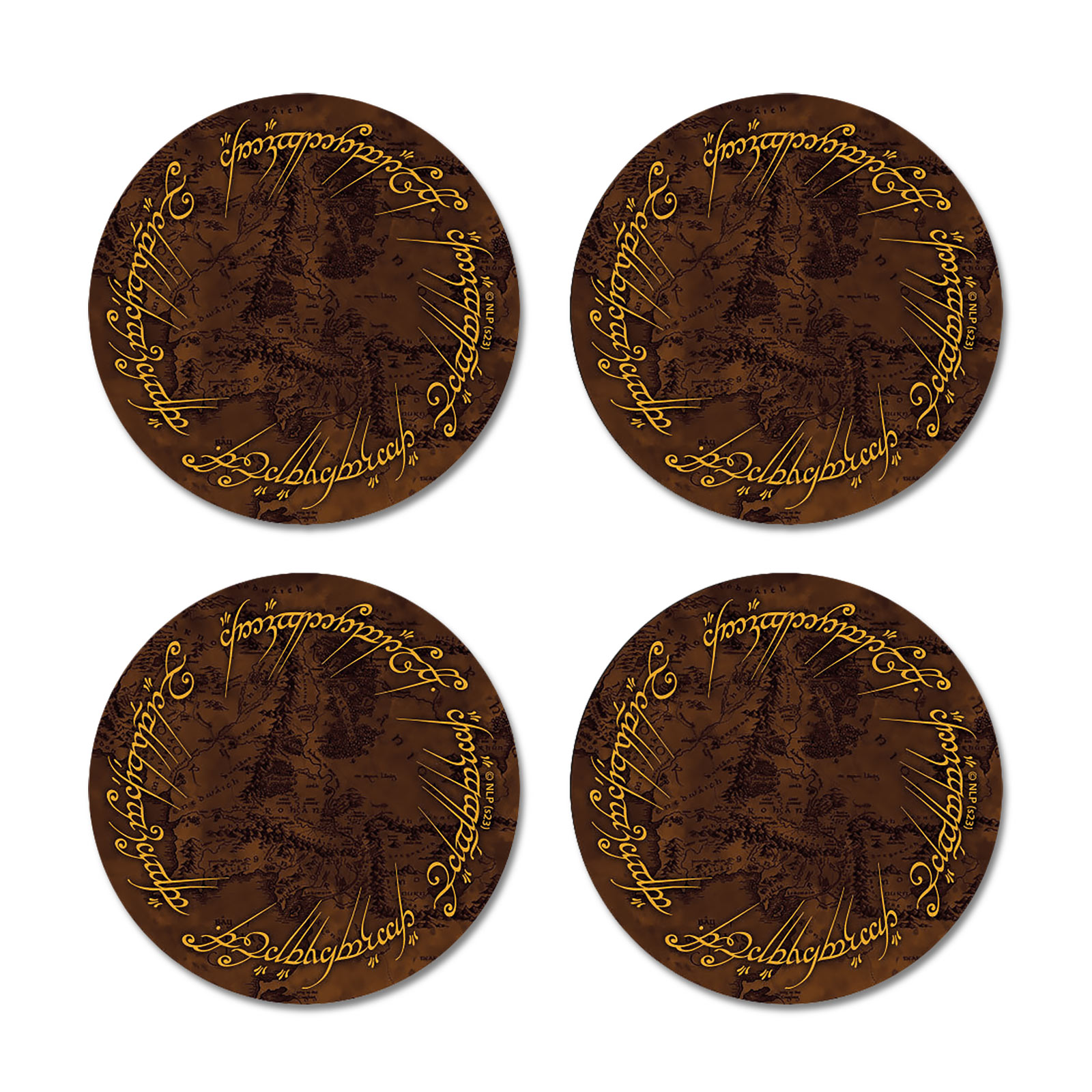 Lord of the Rings - The One Ring Coaster Set of 4