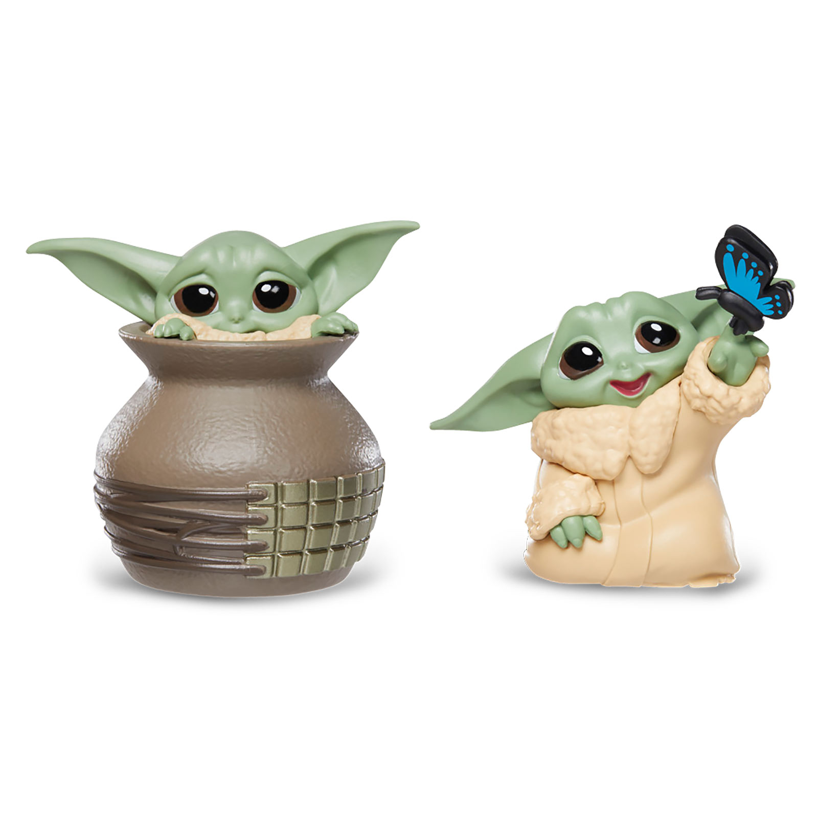 Grogu with Butterfly and Vase Mini-Figure Set - Star Wars The Mandalorian