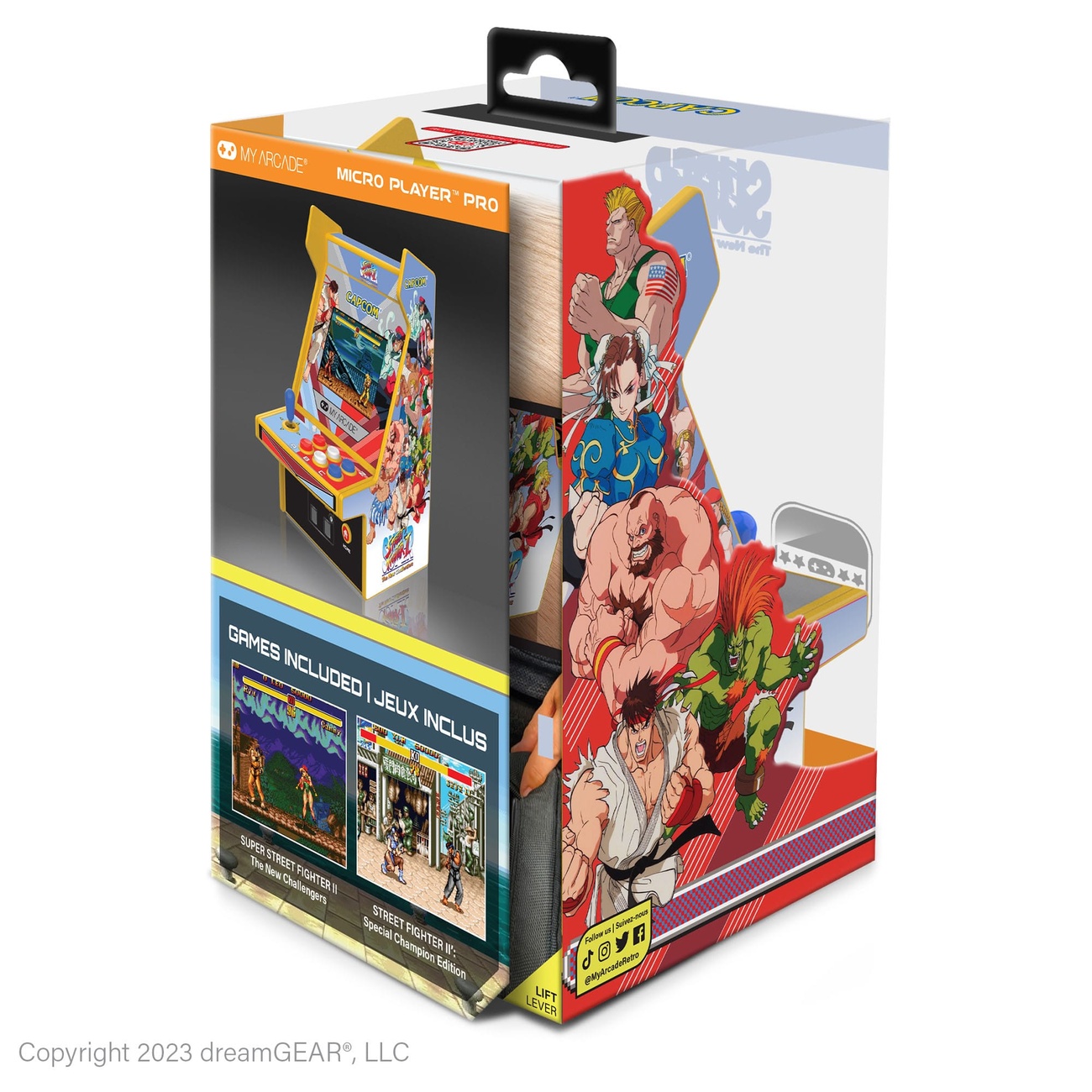 Super Street Fighter II consola portátil Retro Arcade Micro Player Pro