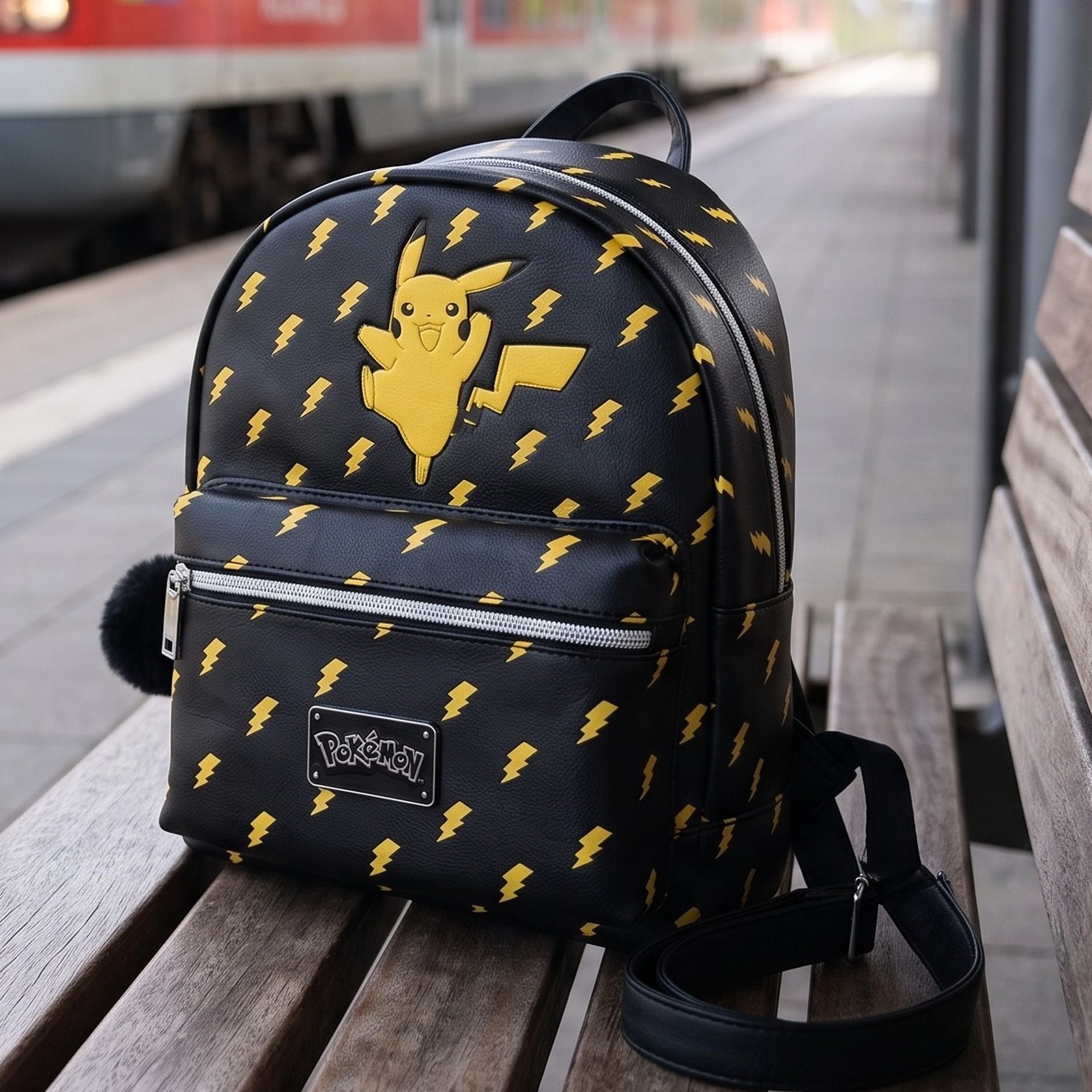 Pokemon - Pikachu Lightning Mini Rucksack schwarz