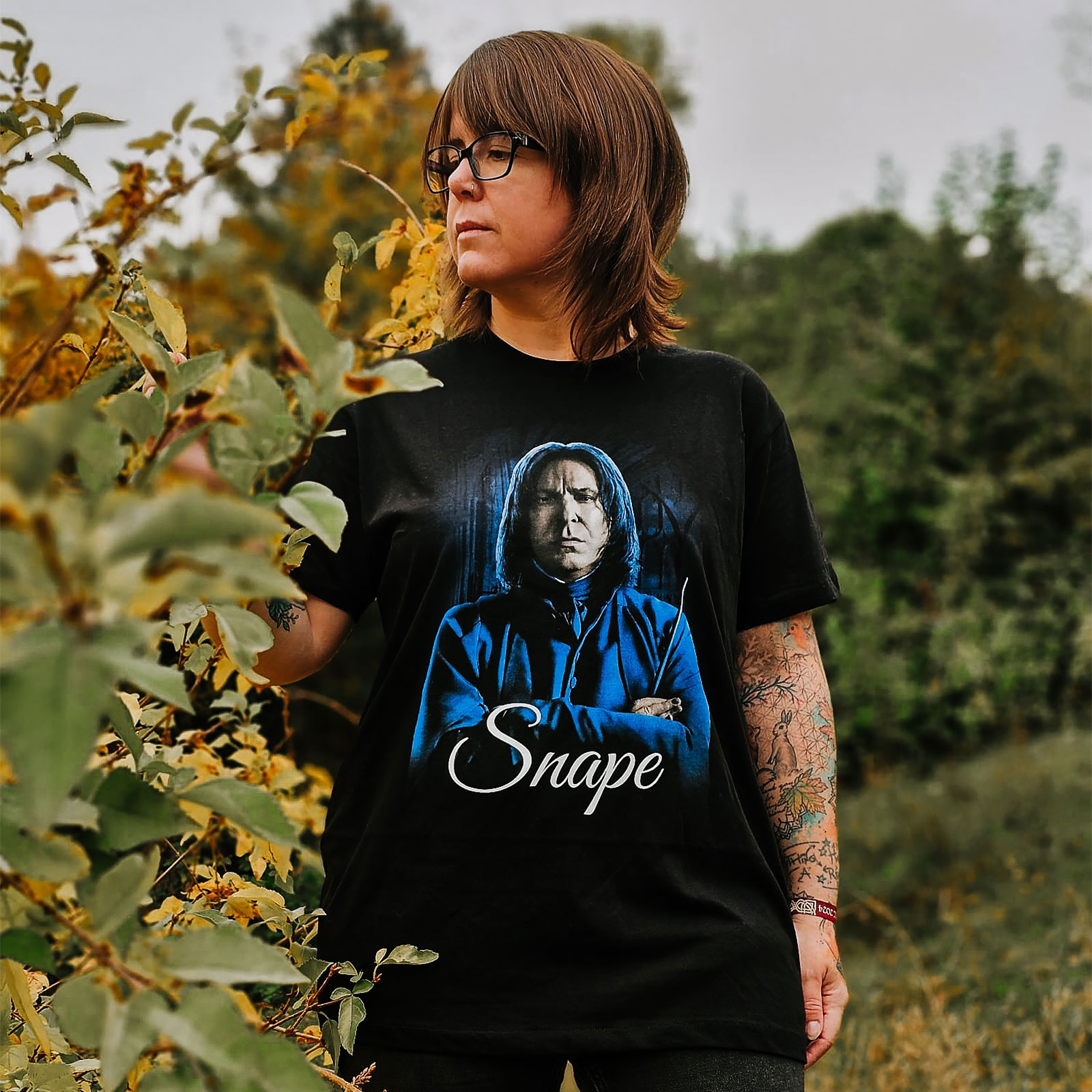 Severus Snape T-shirt zwart - Harry Potter