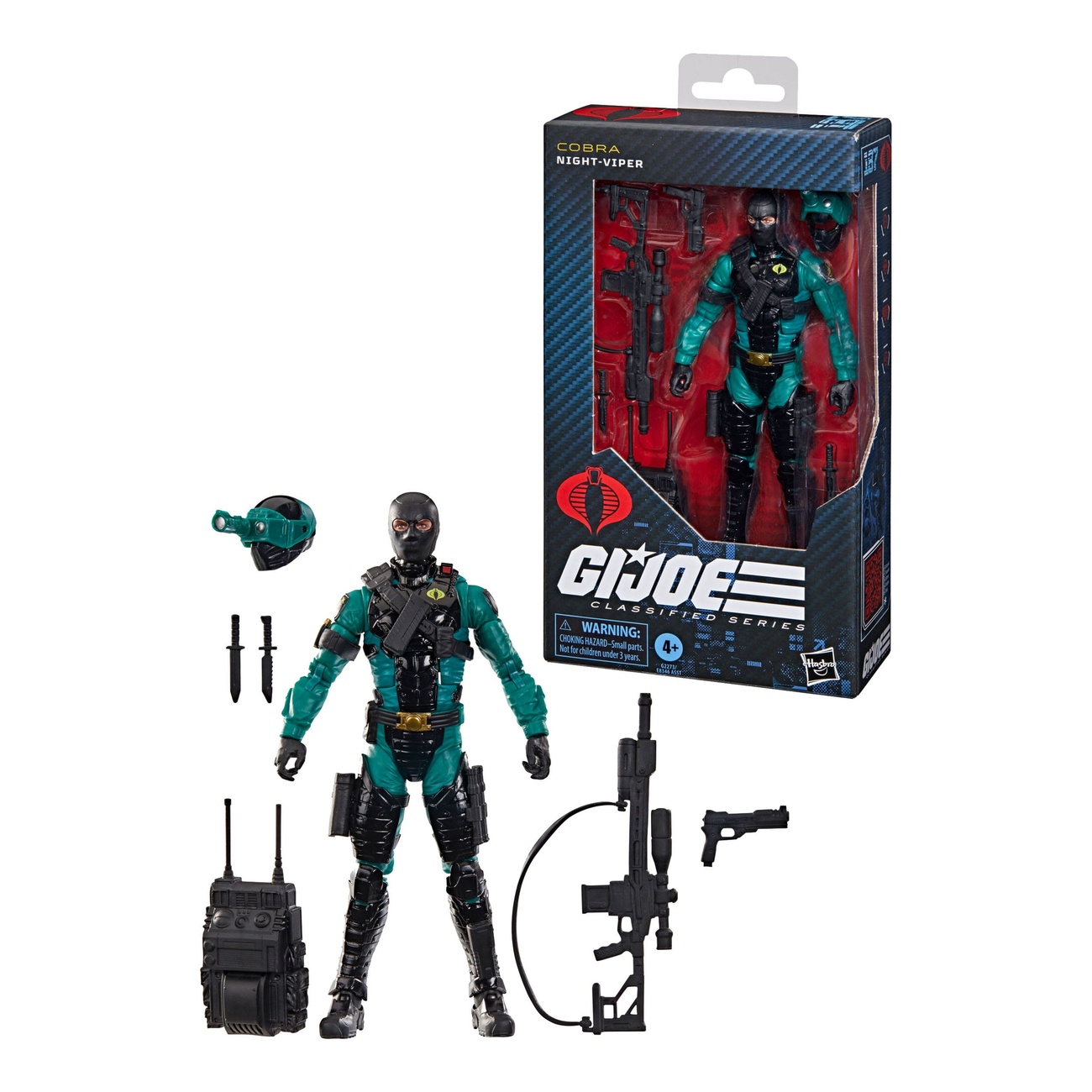 Figura de acción G.I. Joe Classified Series Night-Viper 15 cm