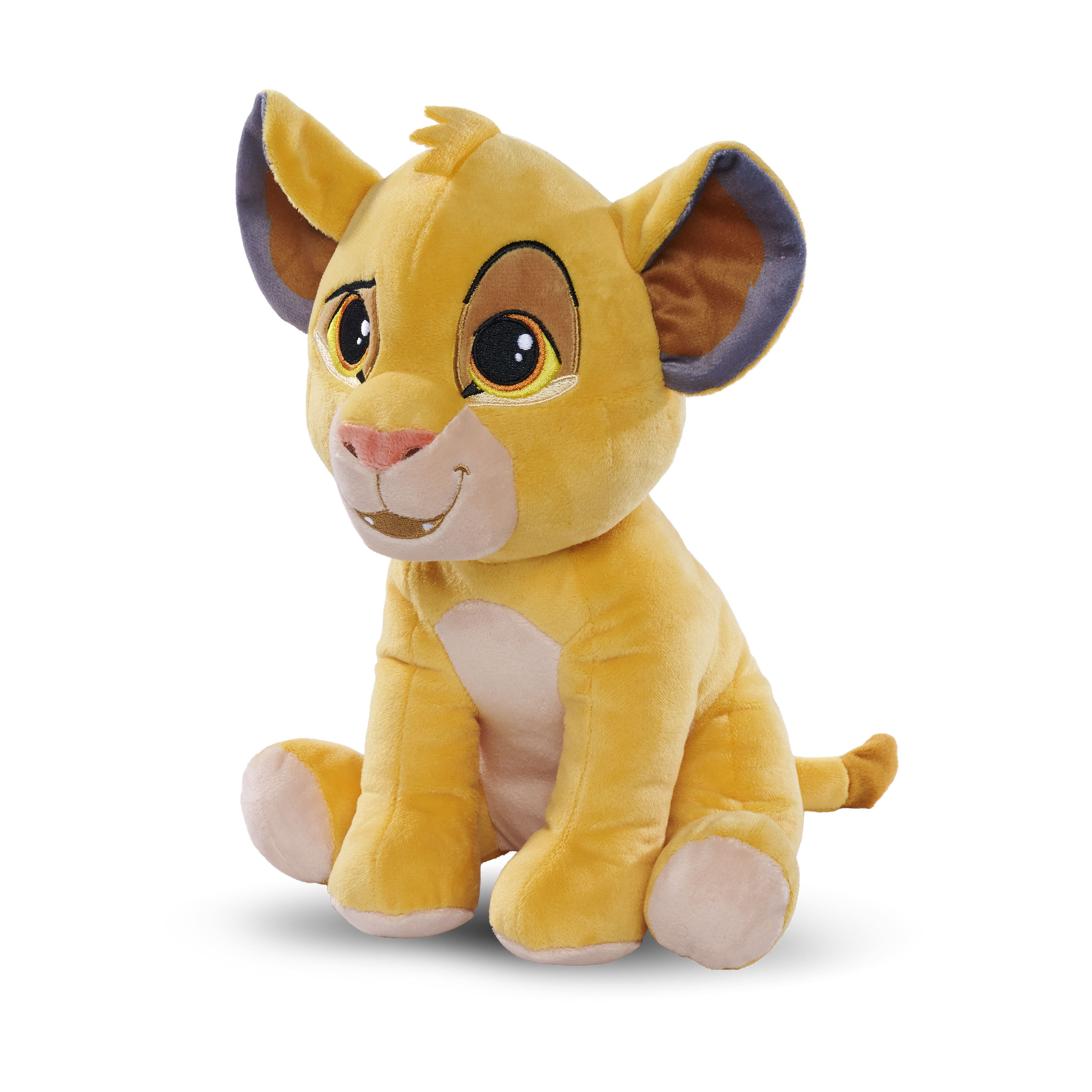 Il Re Leone - Figura di Simba in peluche seduta