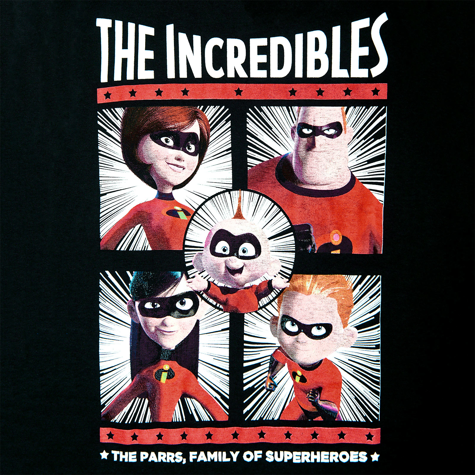 The Incredibles - Parr Family T-Shirt Damen schwarz