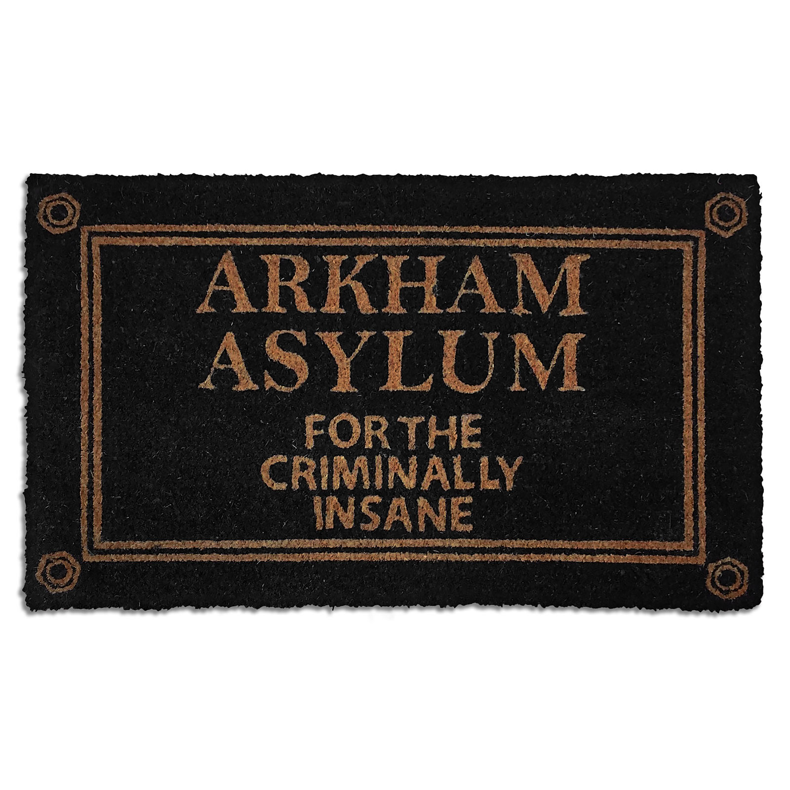 Batman - Arkham Asylum Doormat Black