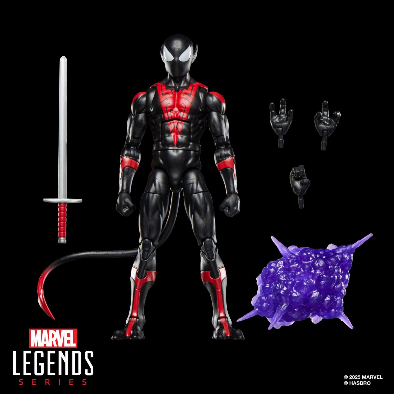 Spider-Man Marvel Legends Retro Action Figure Uncanny Spider-Man (Nightcrawler) 15 cm
