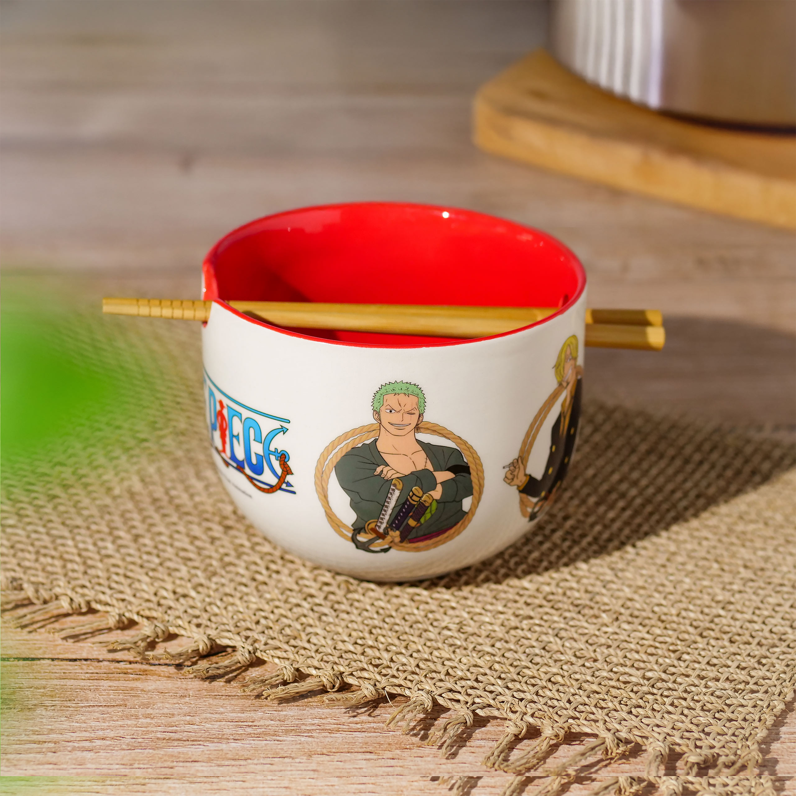 One Piece - Monkey D. Luffy Ramen Schale mit Ess-Stäbchen