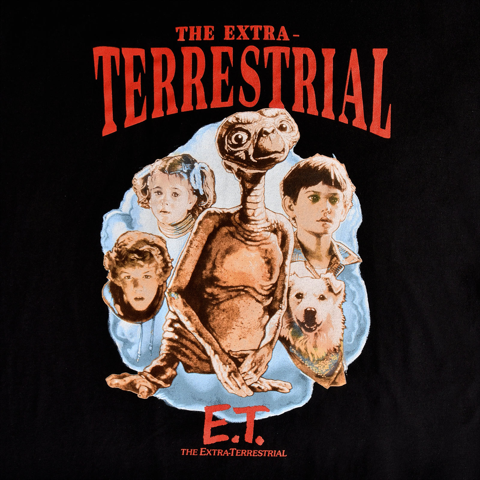 E.T. The Extra-Terrestrial T-Shirt zwart