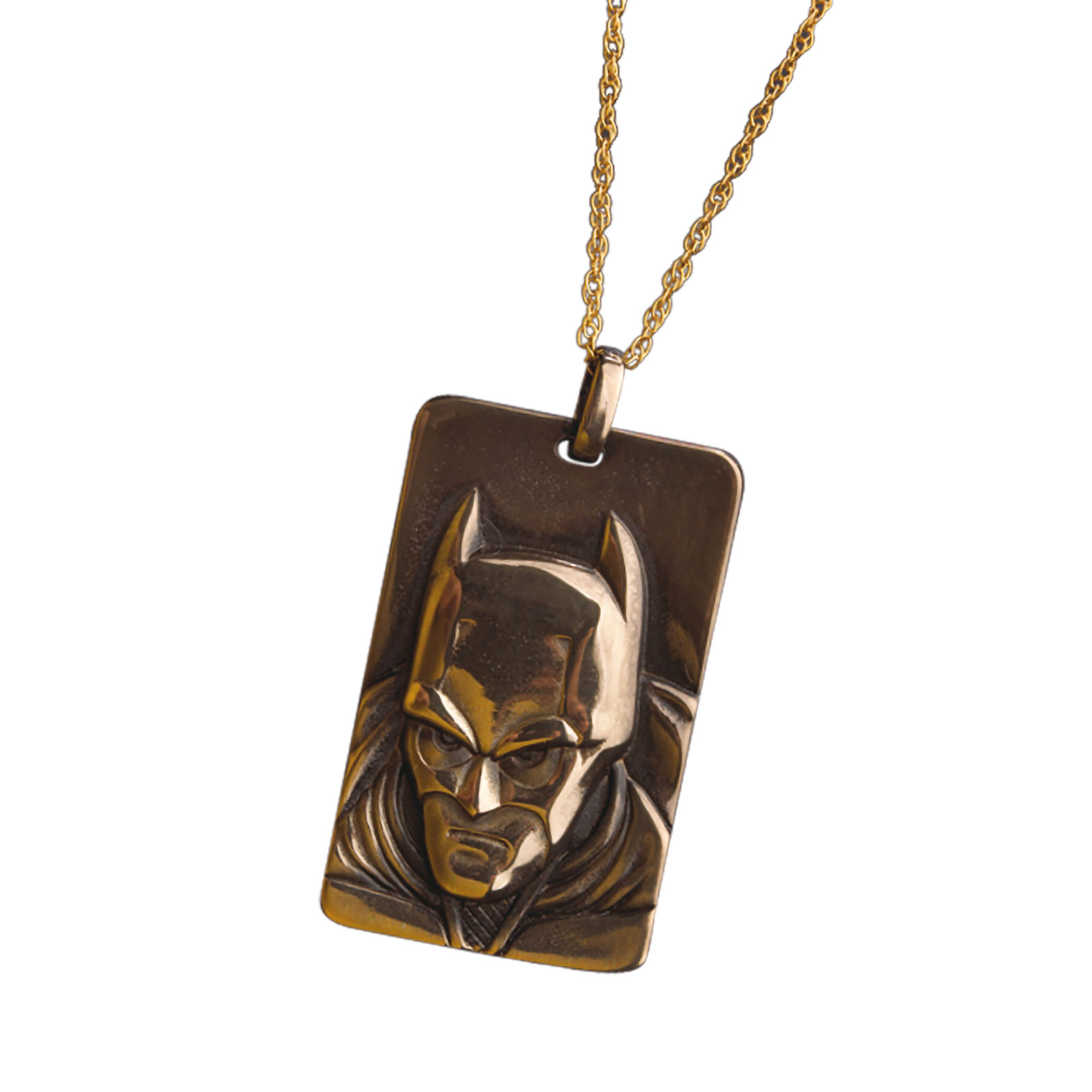 Batman The Dark Knight - bronze relief necklace