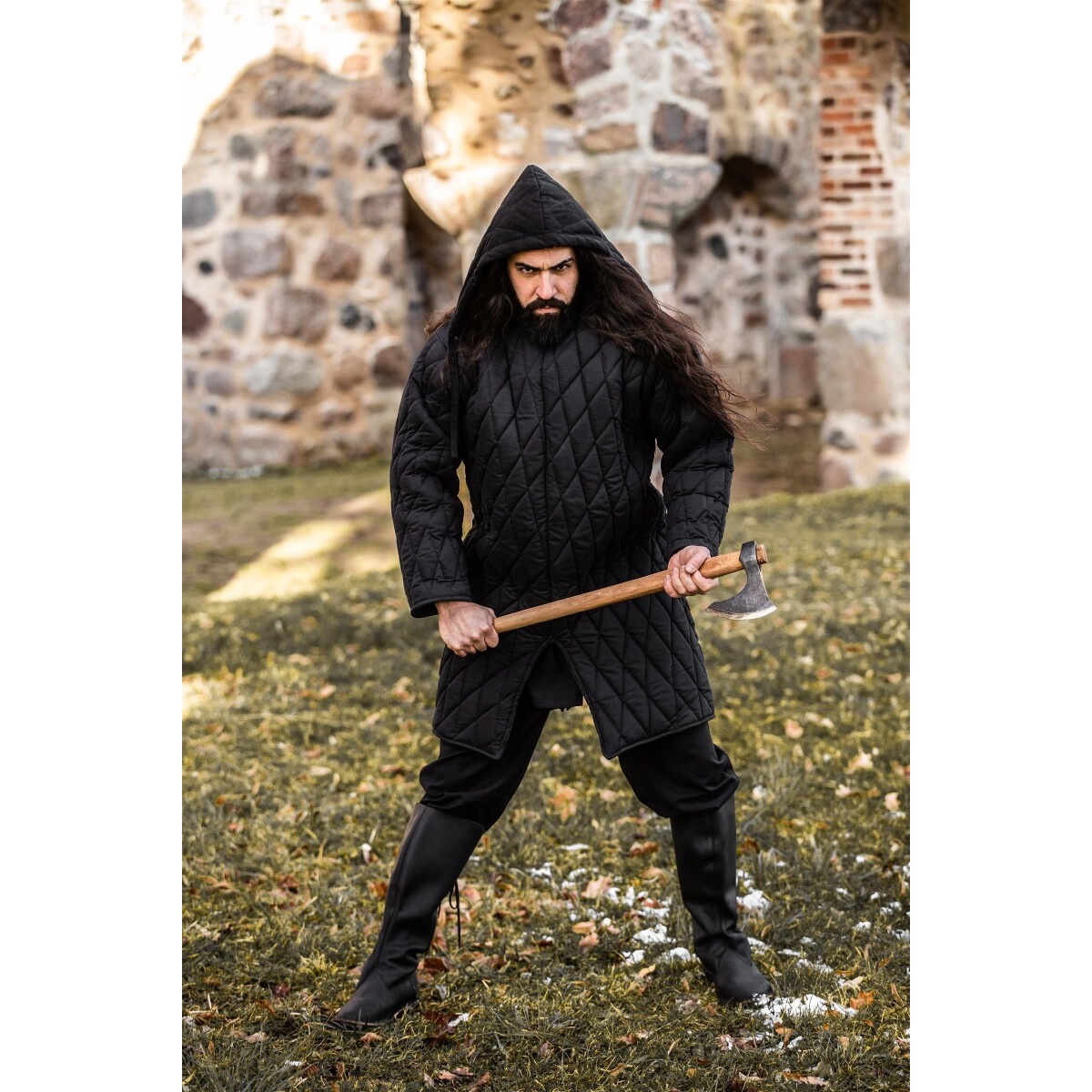 Gambison médiéval Nils noir